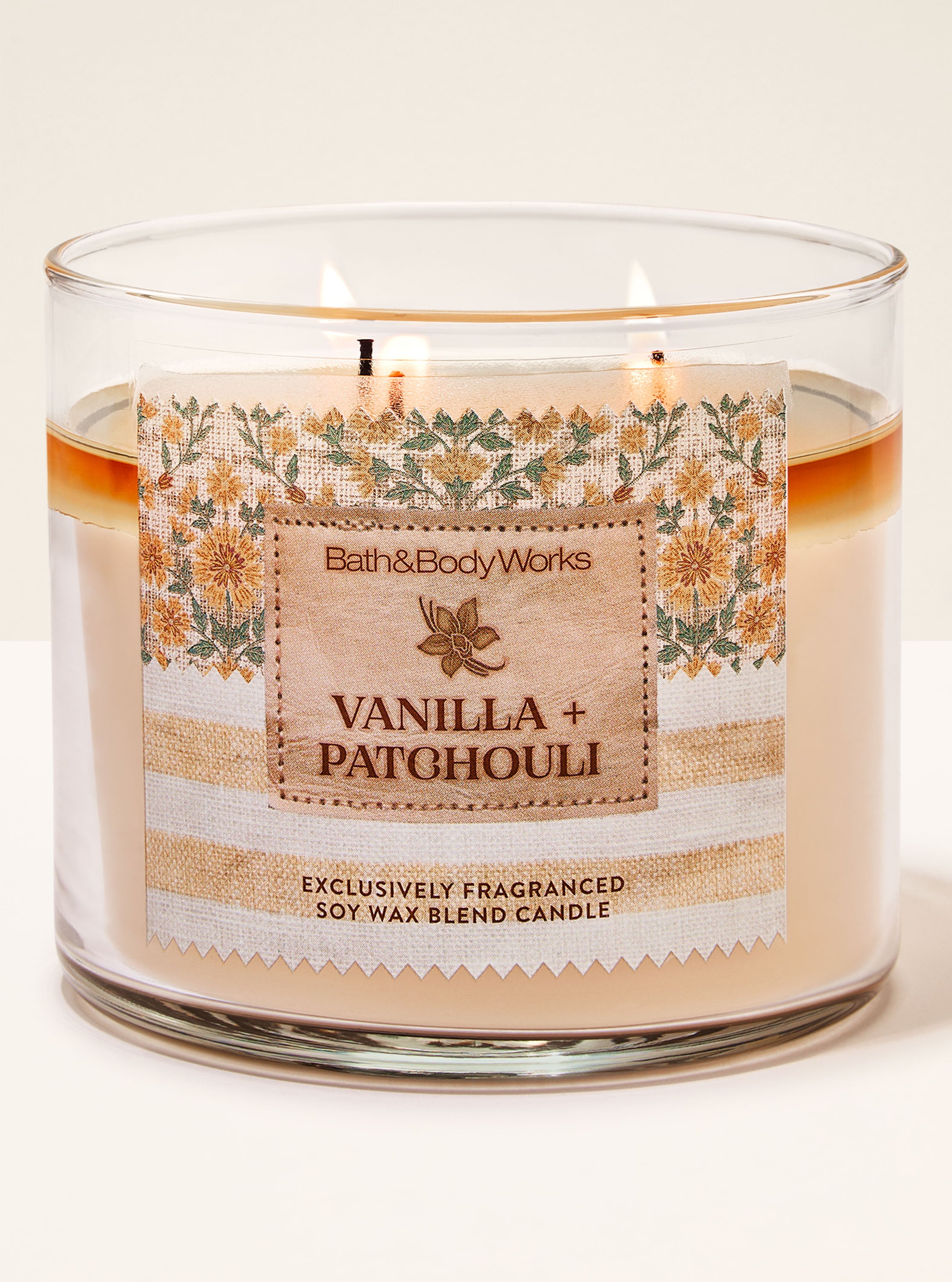 Vanilla Patchouli 3-Wick Candle