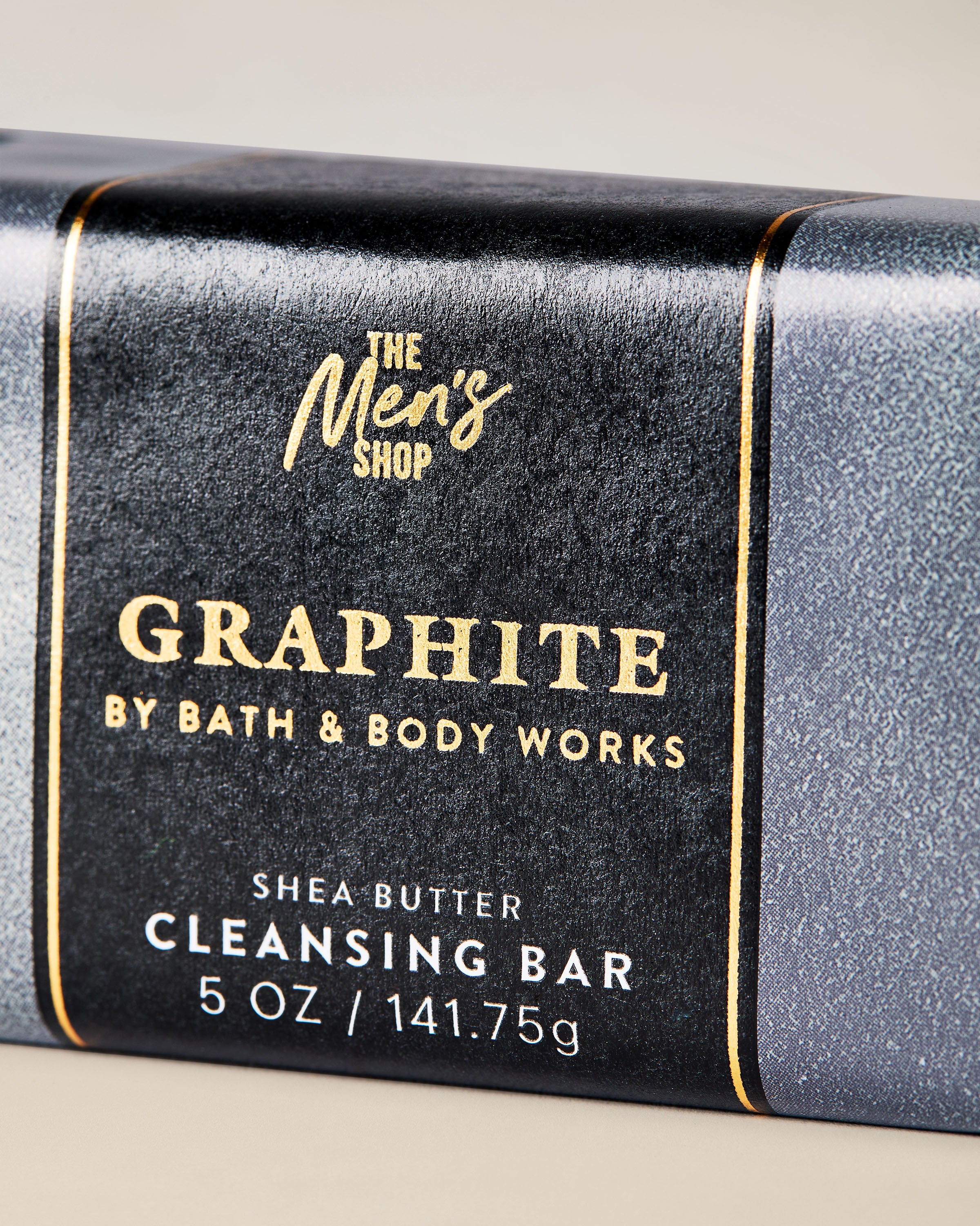 Graphite Shea Butter Cleansing Bar