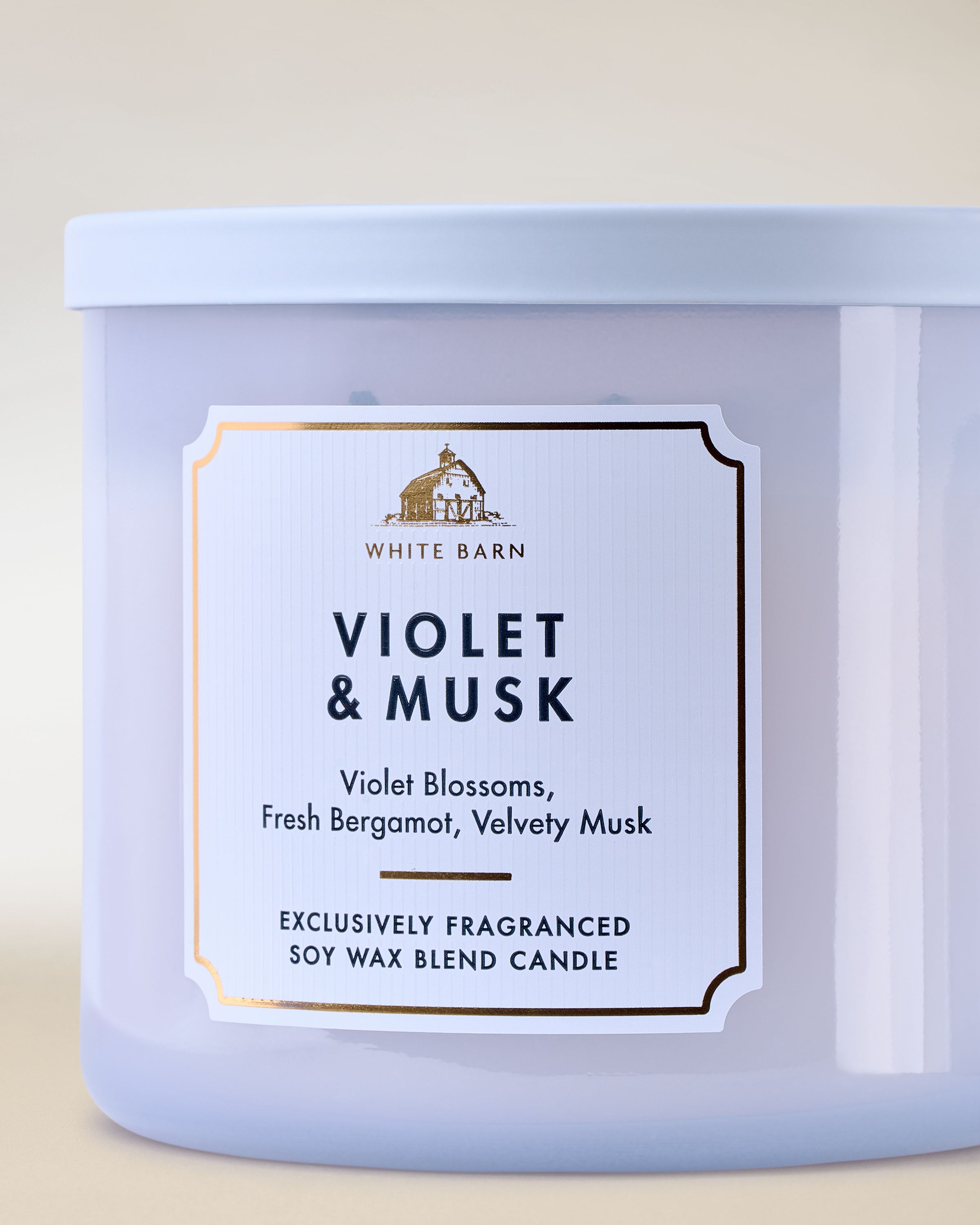 Violet & Musk 3-Wick Candle