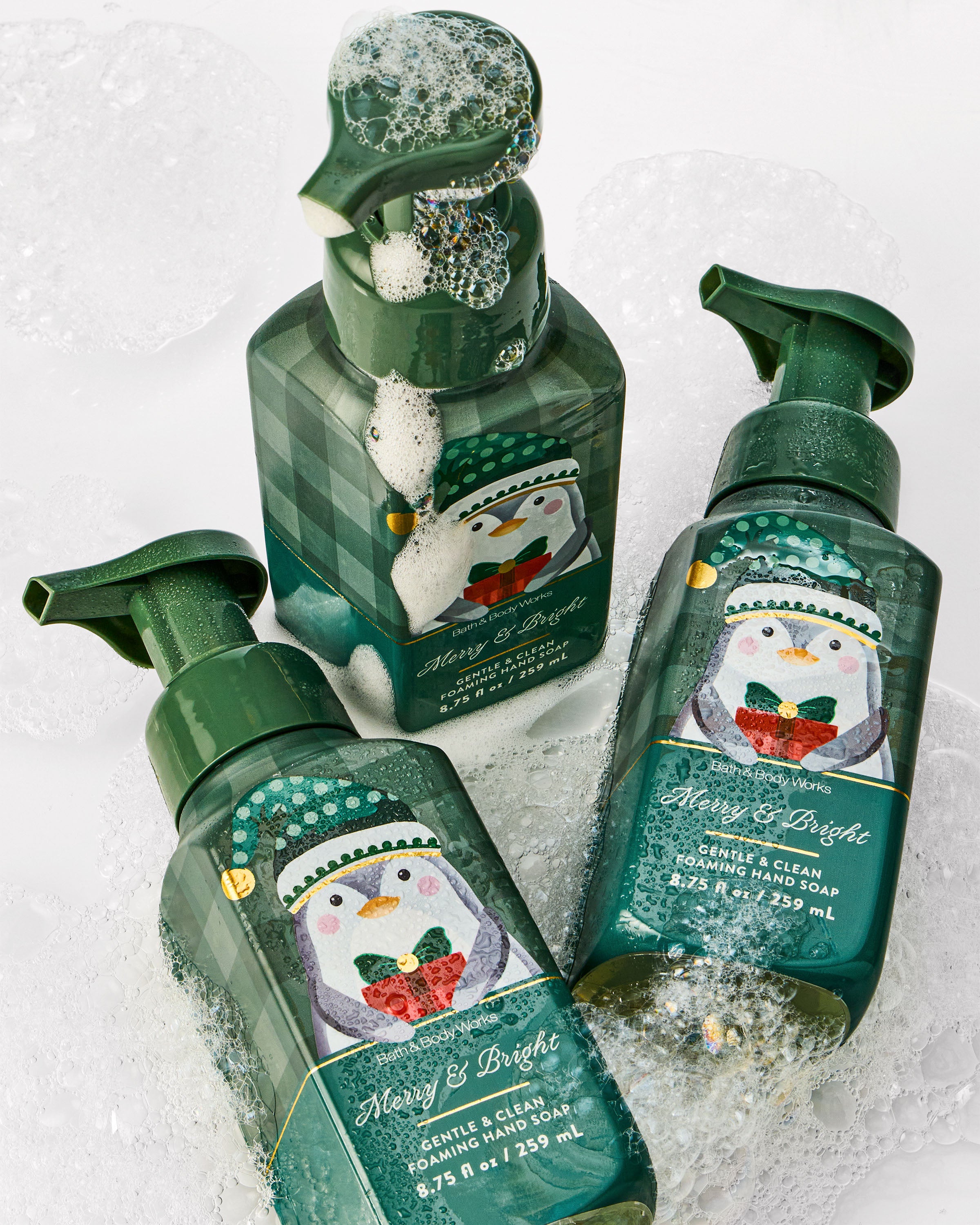 Merry & Bright Gentle & Clean Foaming Hand Soap