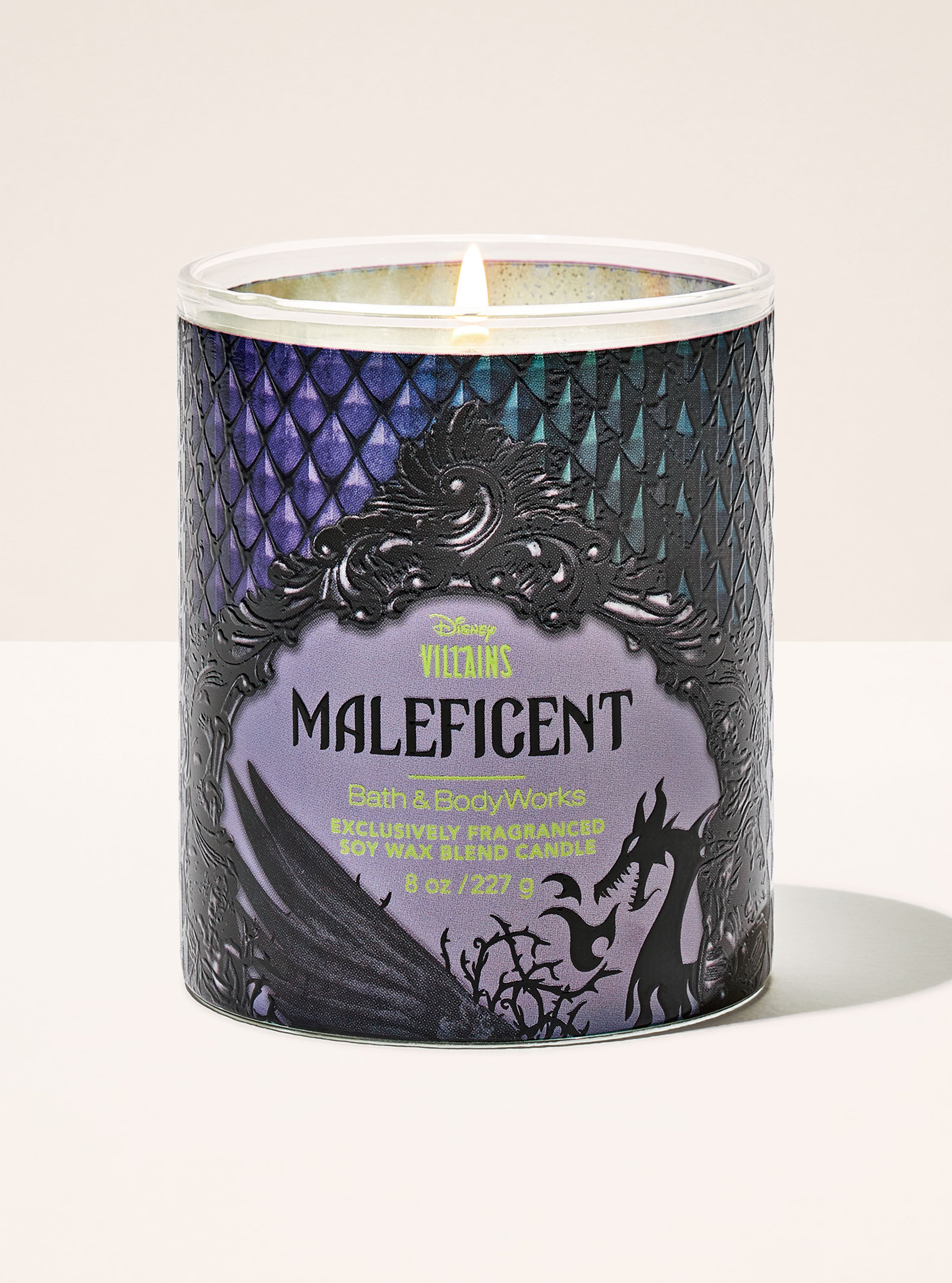 Maleficent Single Wick Candle