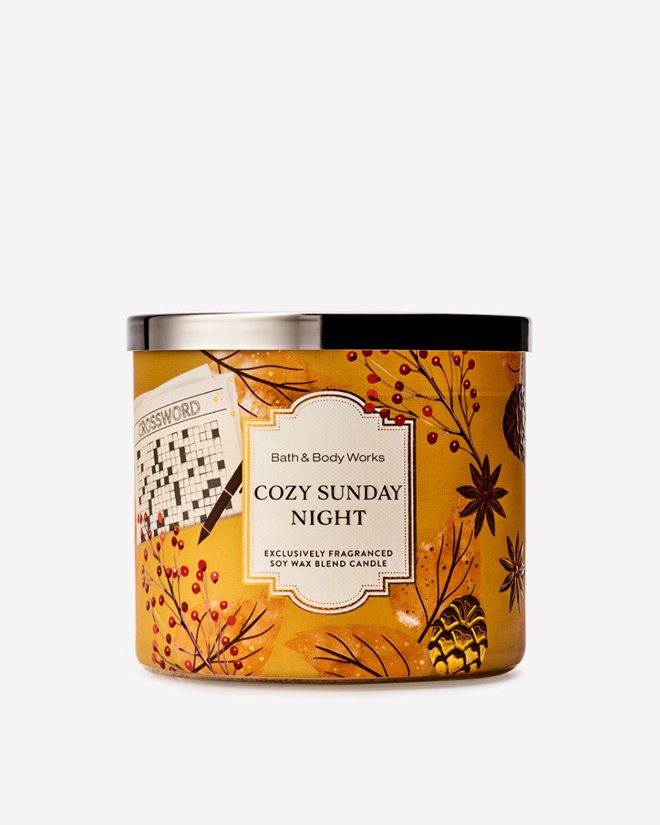 Cozy Sunday Night 3-Wick Candle | Bath & Body Works