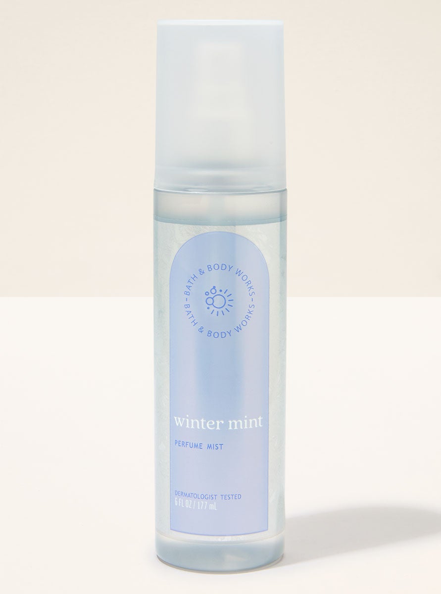 専用 Bath & Body Works Mist Winter 6 Water Winter Mint Body Spray & Mist | Bath & Body Works
