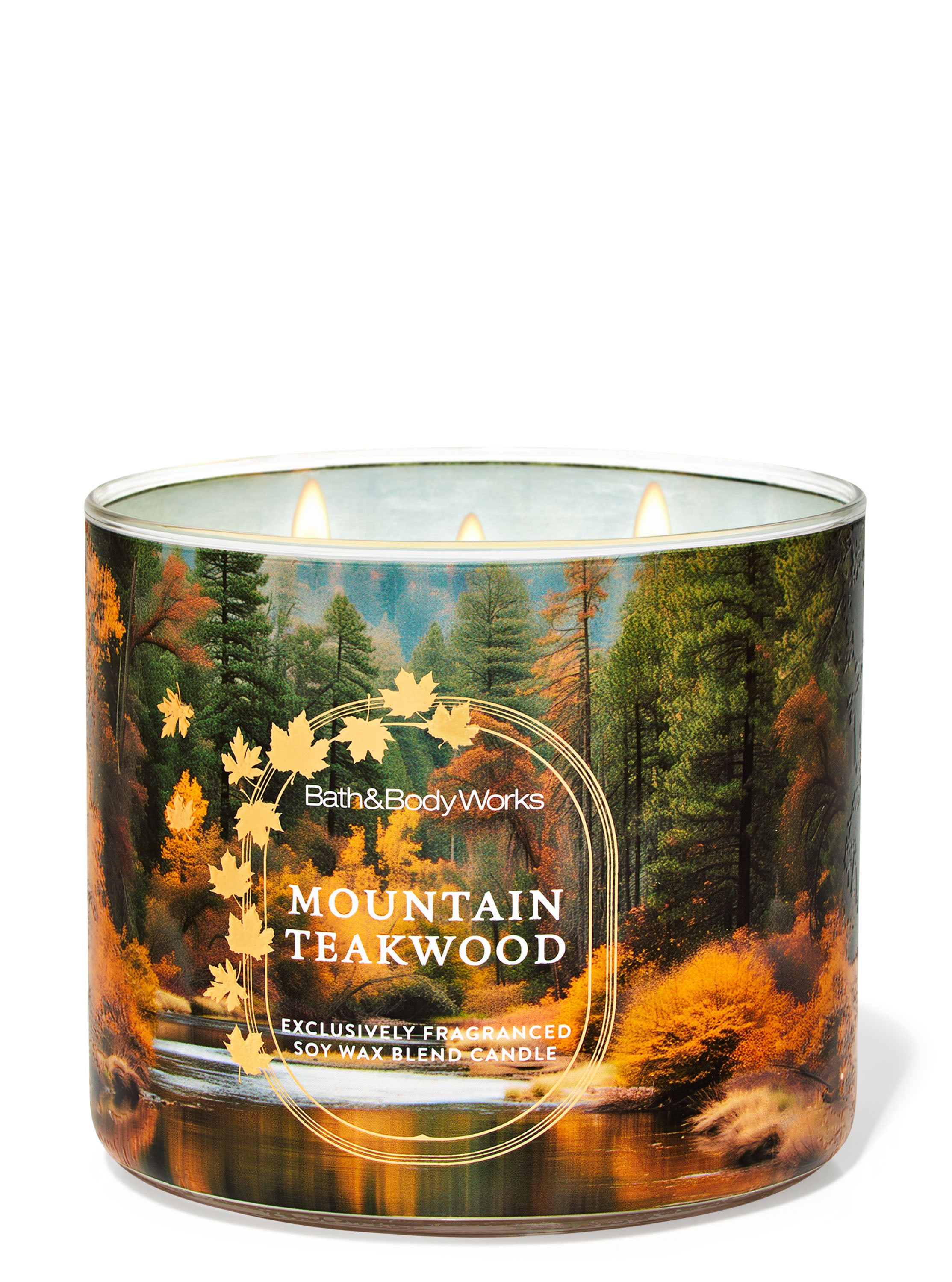 Mountain Teakwood 3-Wick Candle