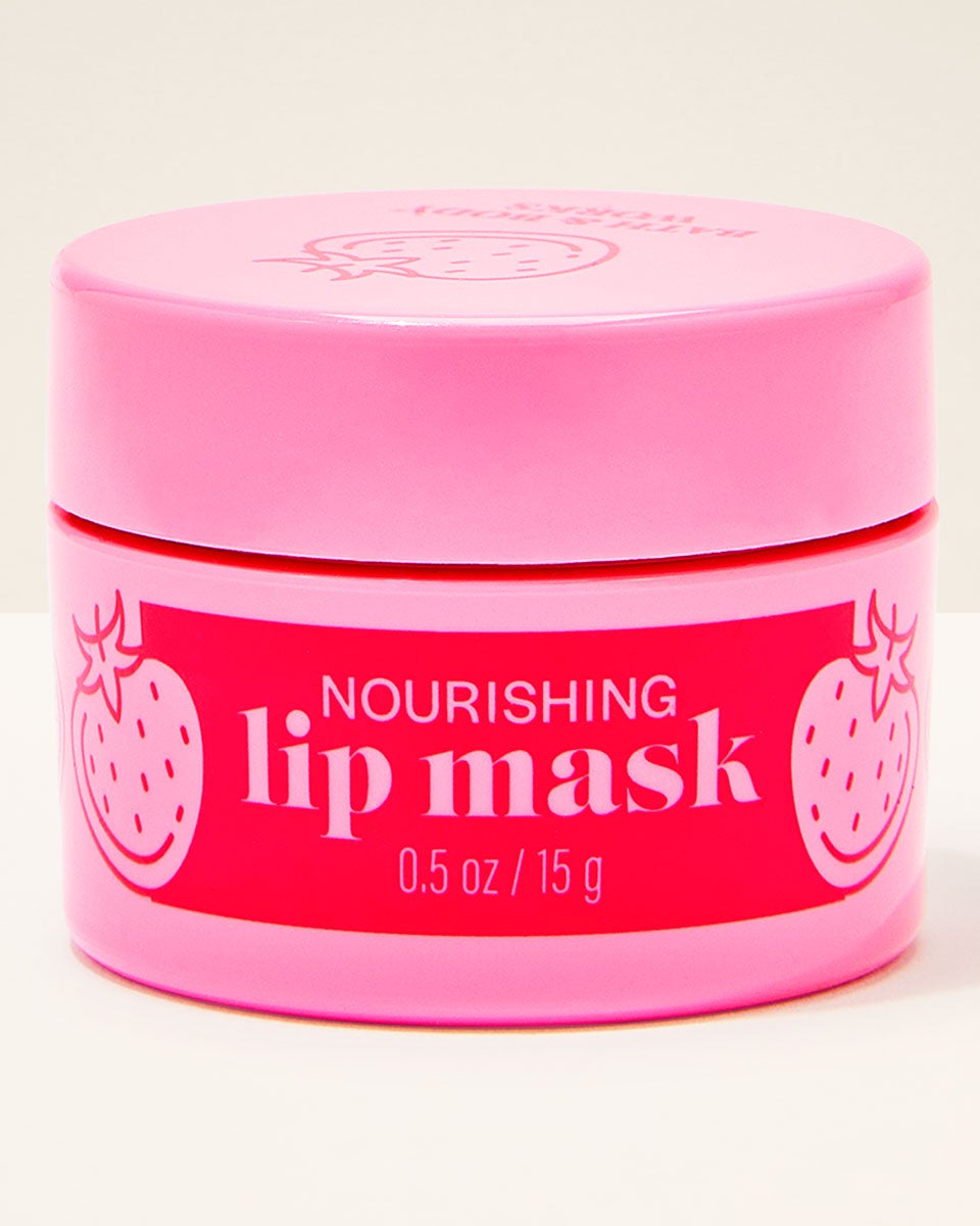 bath and body works nourishing lip balm with vitamin c Strawberry Pound Cake Lip Care
