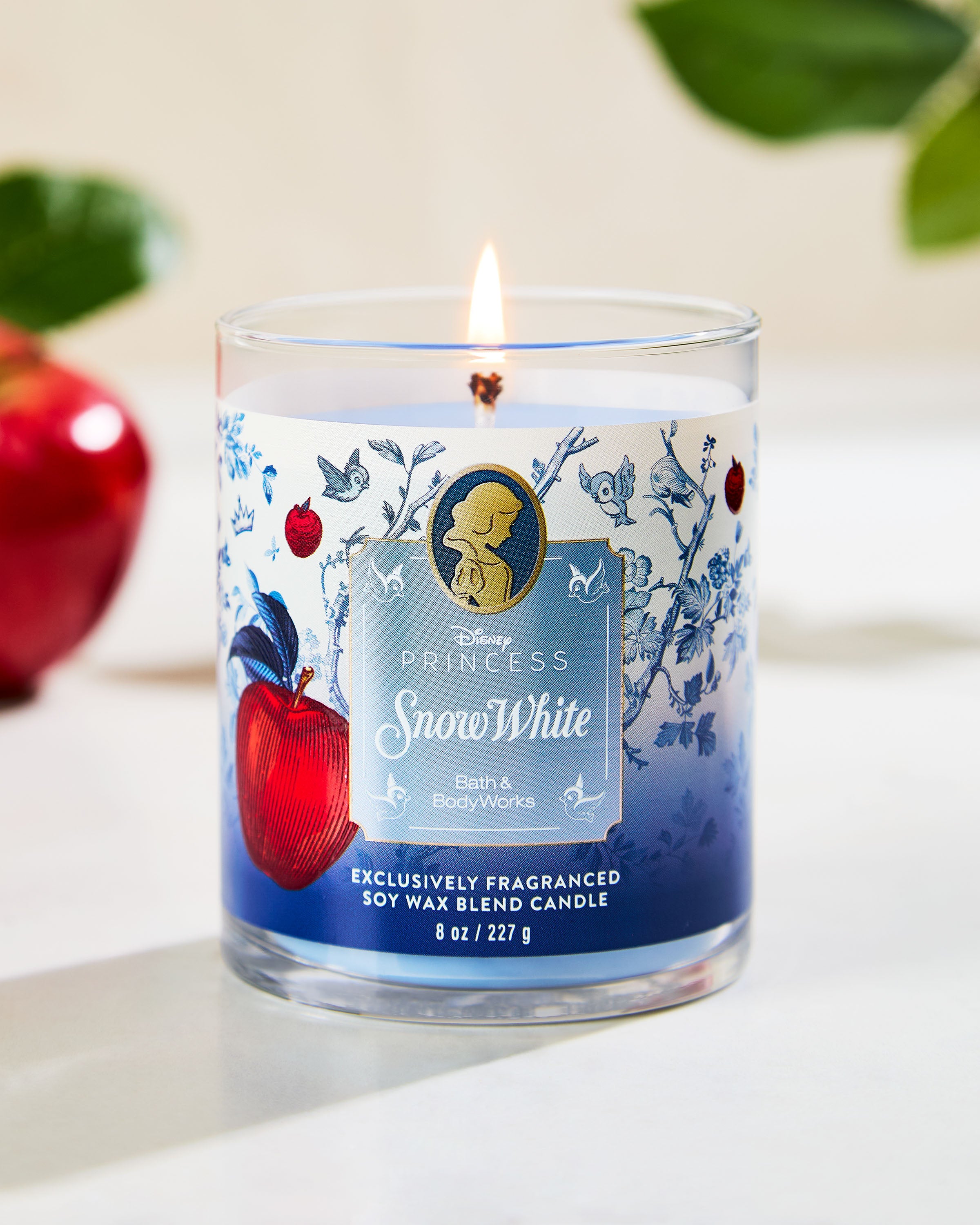 Snow White Single Wick Candle