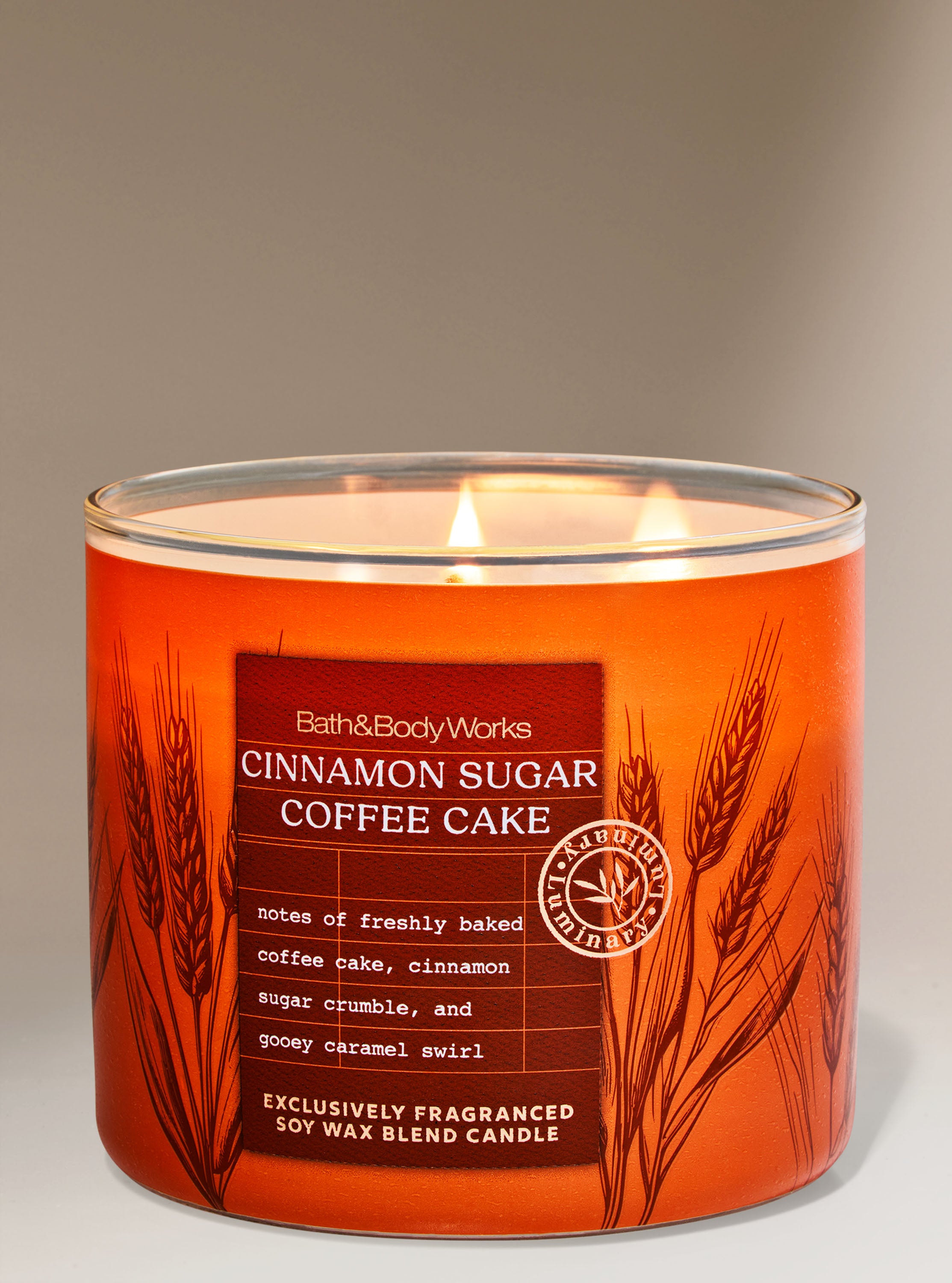 Cinnamon Sugar Coffee Cake 3-Wick Candle