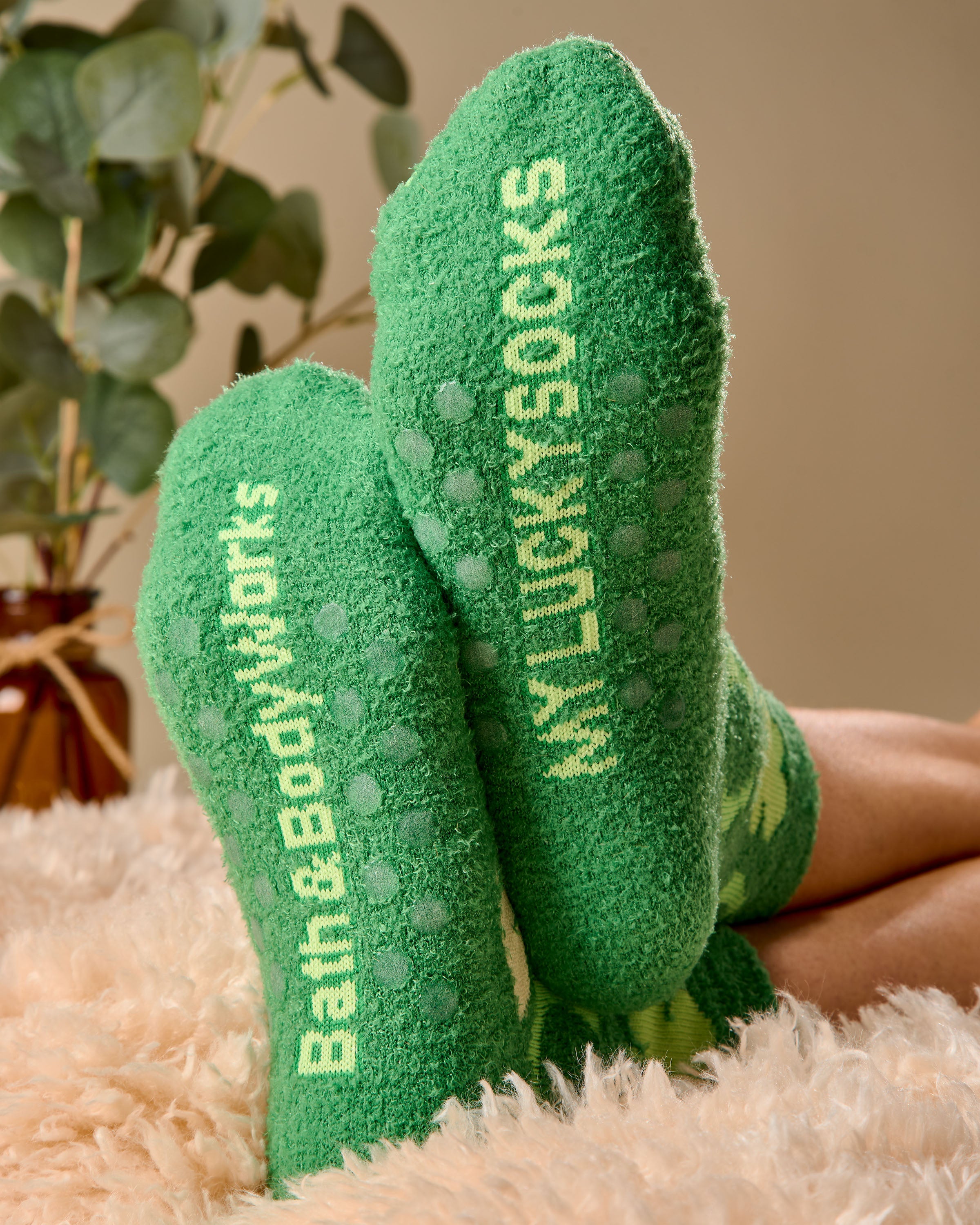 Lucky St. Patty's Day Shea-Infused Lounge Socks