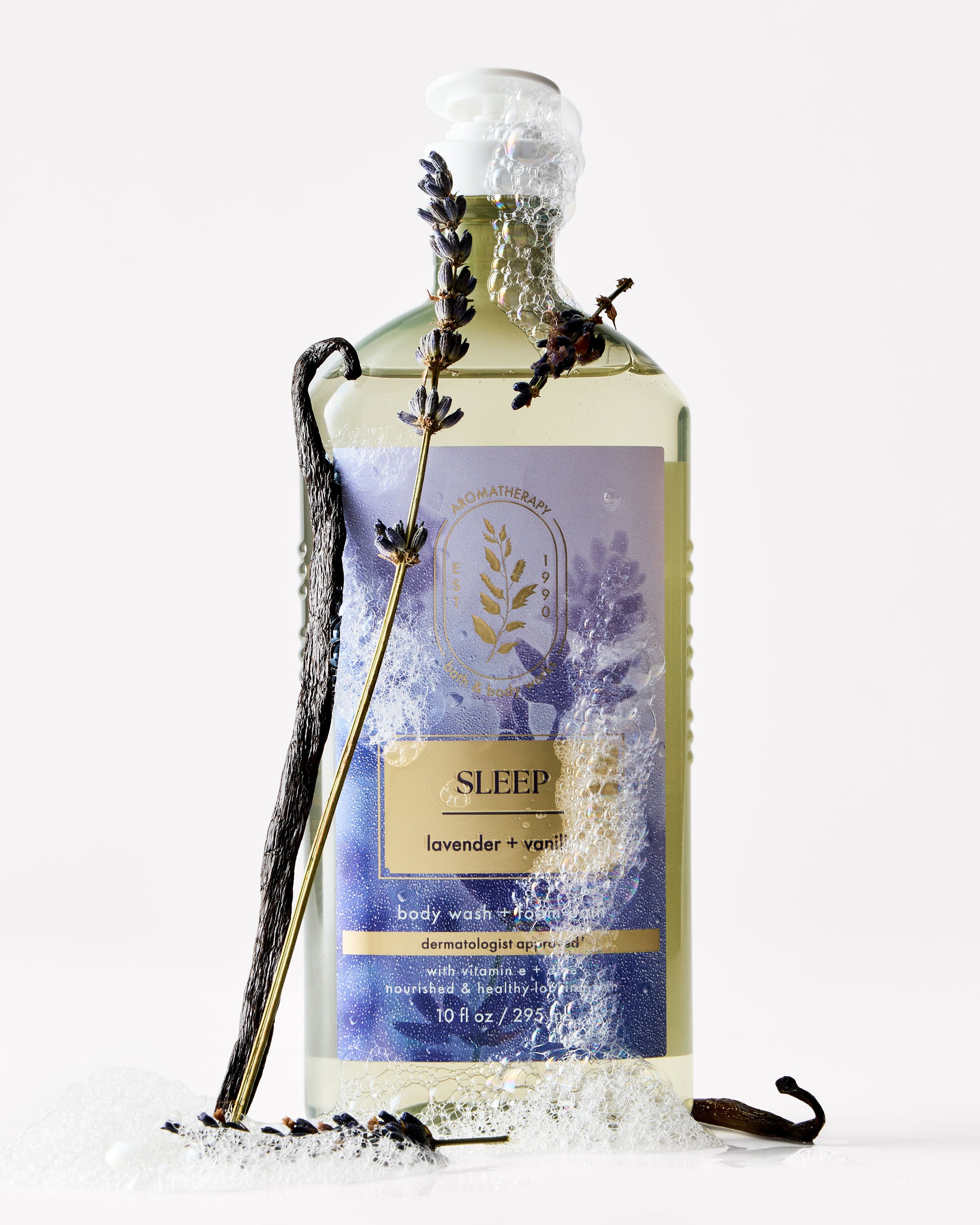 Lavender Vanilla Body Wash & Foam Bath