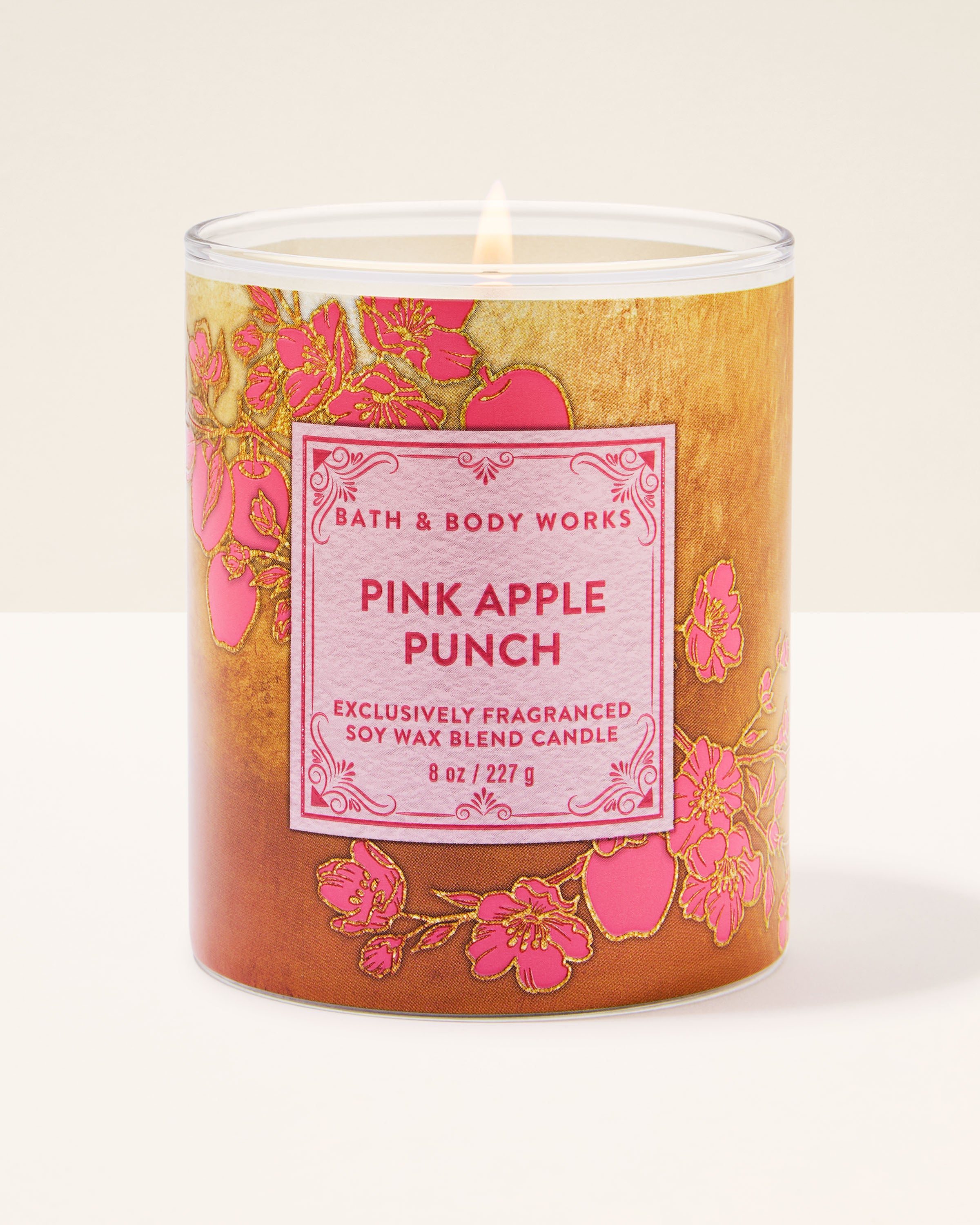 Pink Apple Punch Single Wick Candle