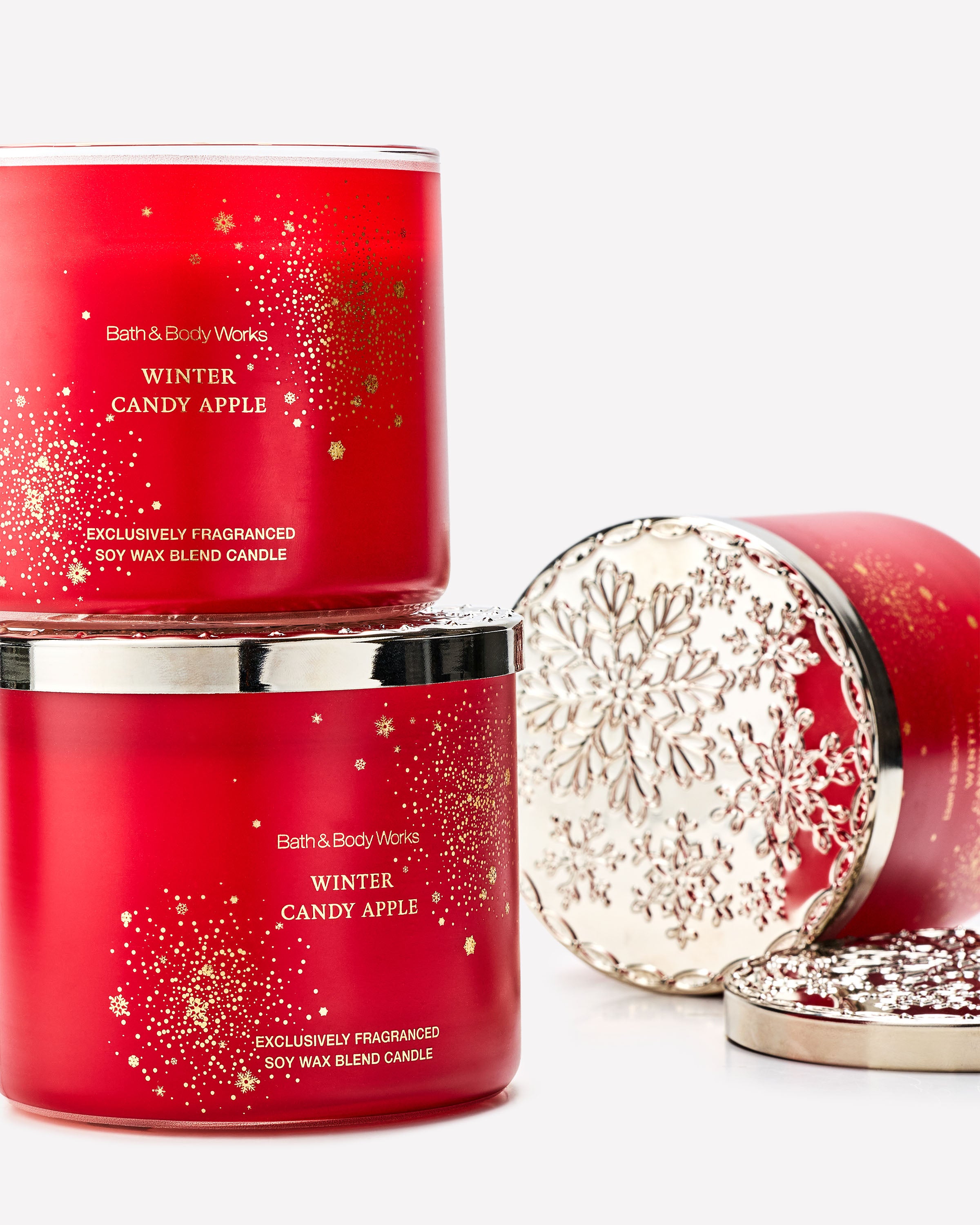 Winter Candy Apple 3-Wick Candle