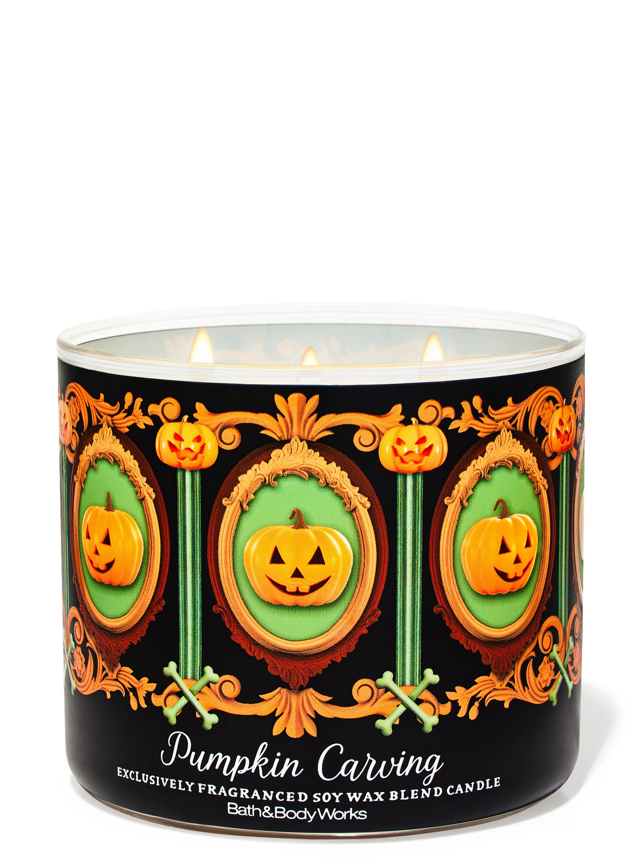 Pumpkin Carving 3-Wick Candle