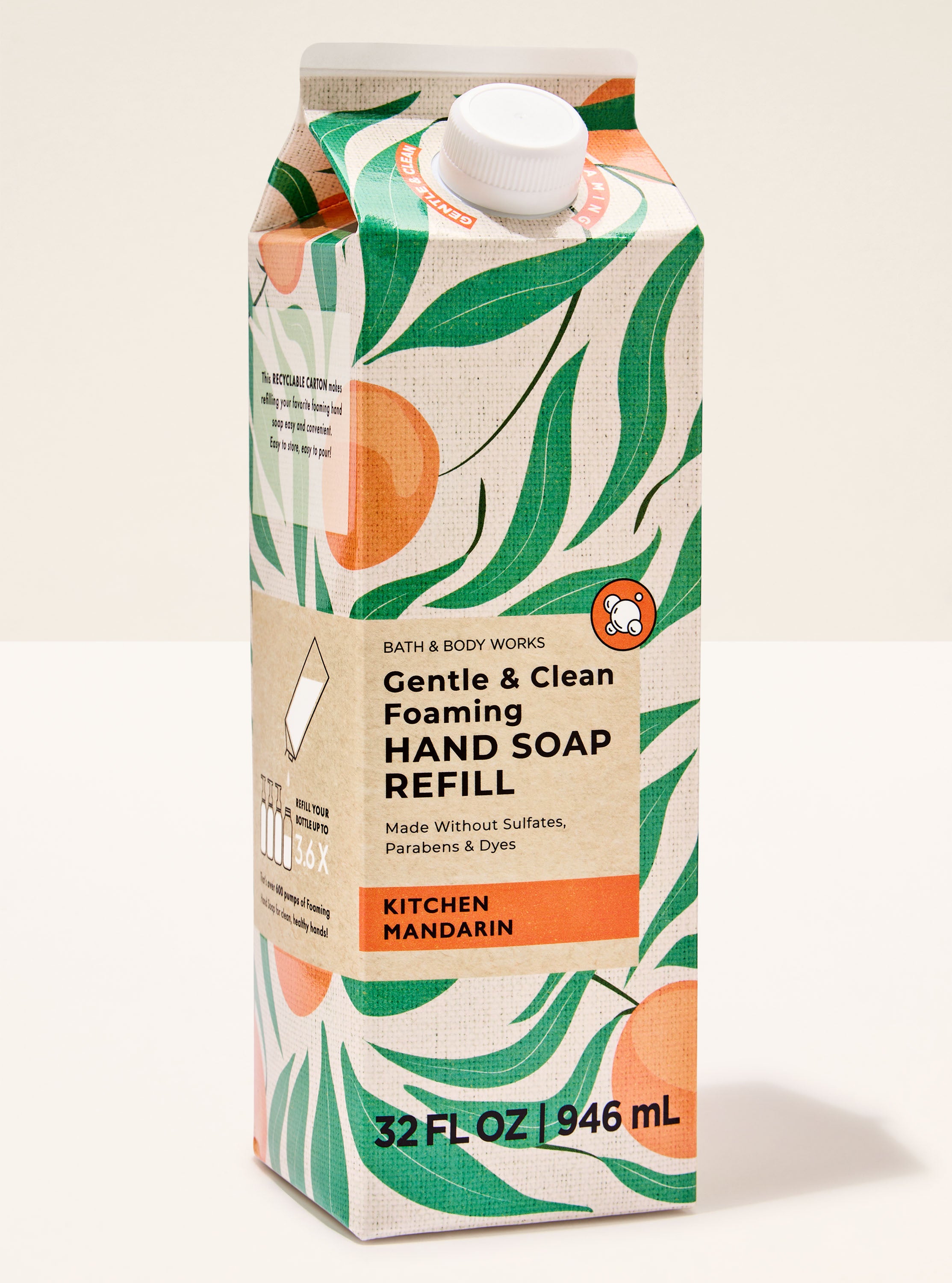 Kitchen Mandarin Gentle & Clean Foaming Refill
