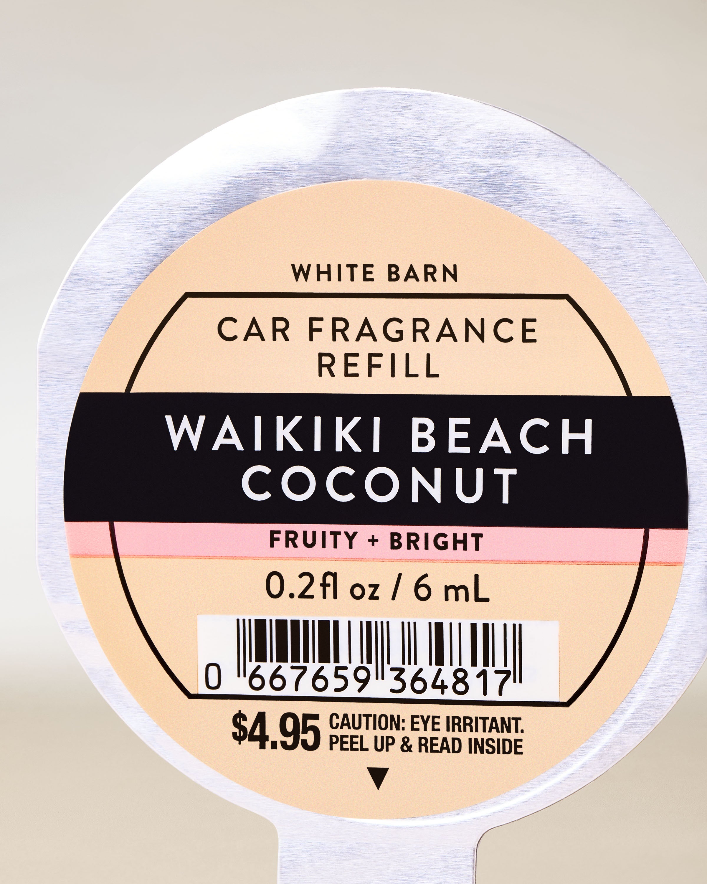 Waikiki Beach Coconut Car Fragrance Refill