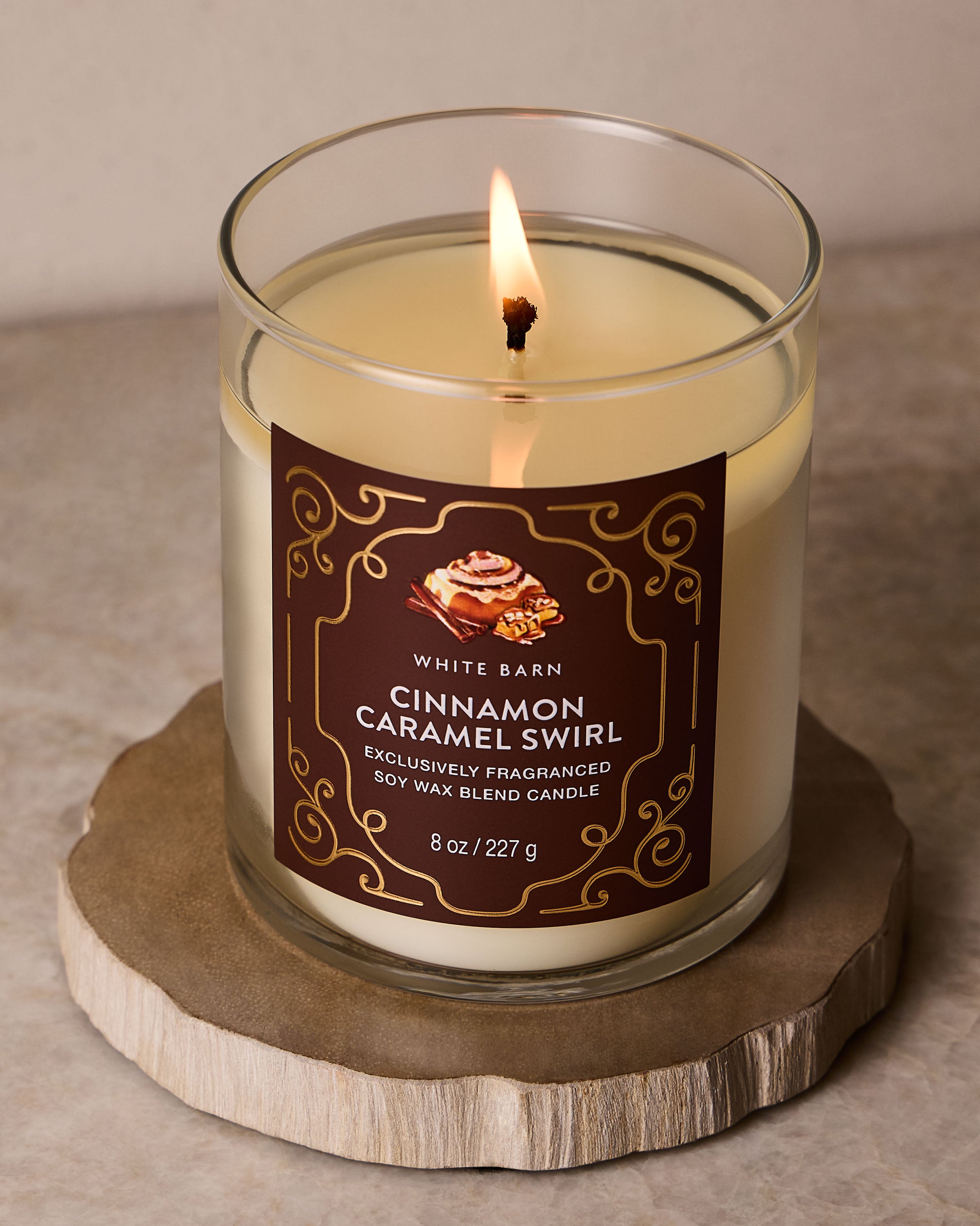 Cinnamon Caramel Swirl Single Wick Candle