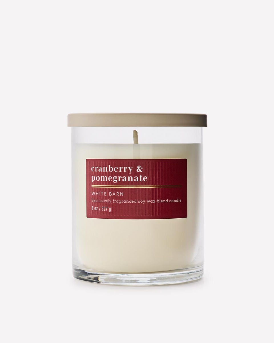 Cranberry & Pomegranate Single Wick Candle | Bath & Body Works