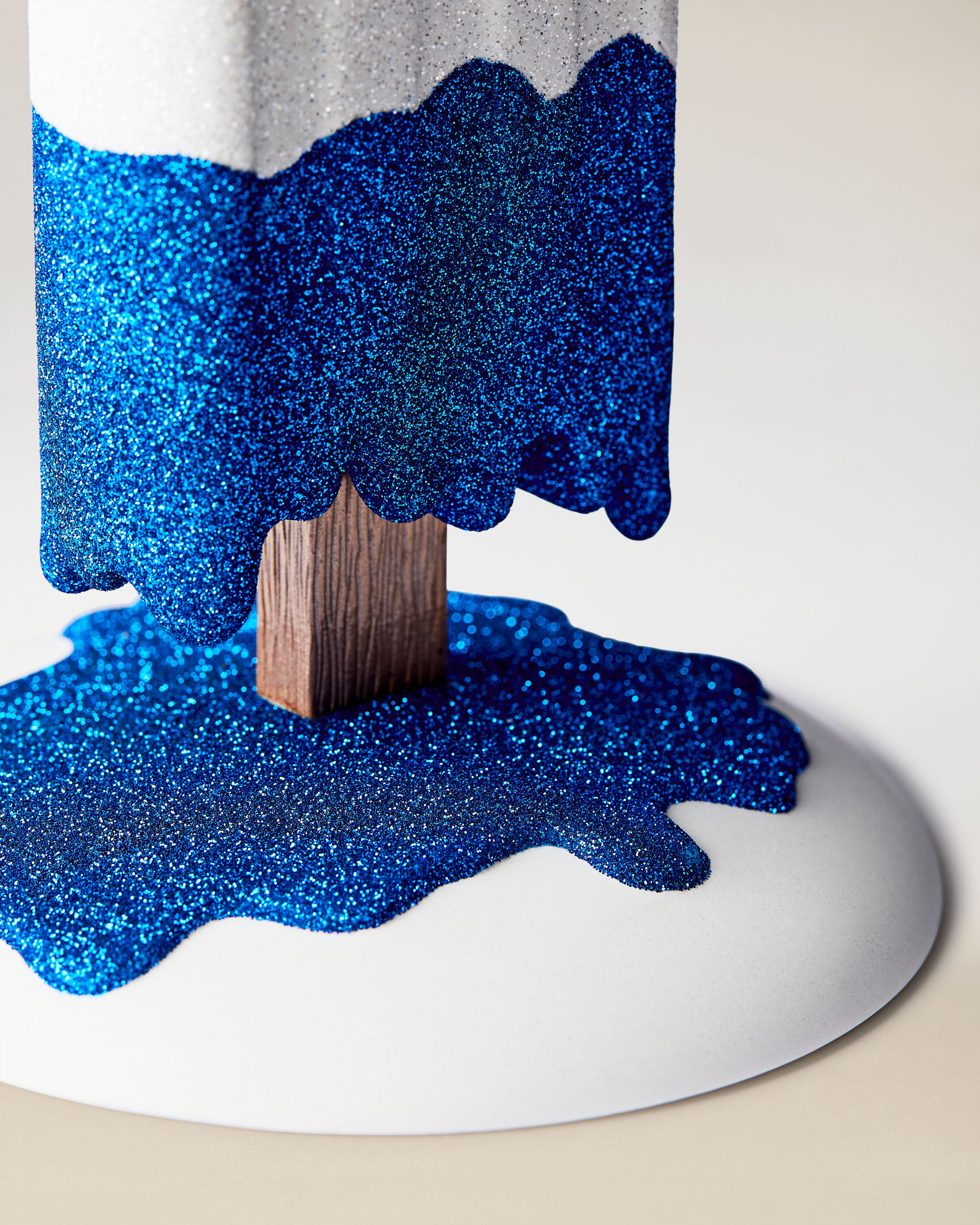 Patriotic Popsicle Pedestal 3-Wick Candle Holder