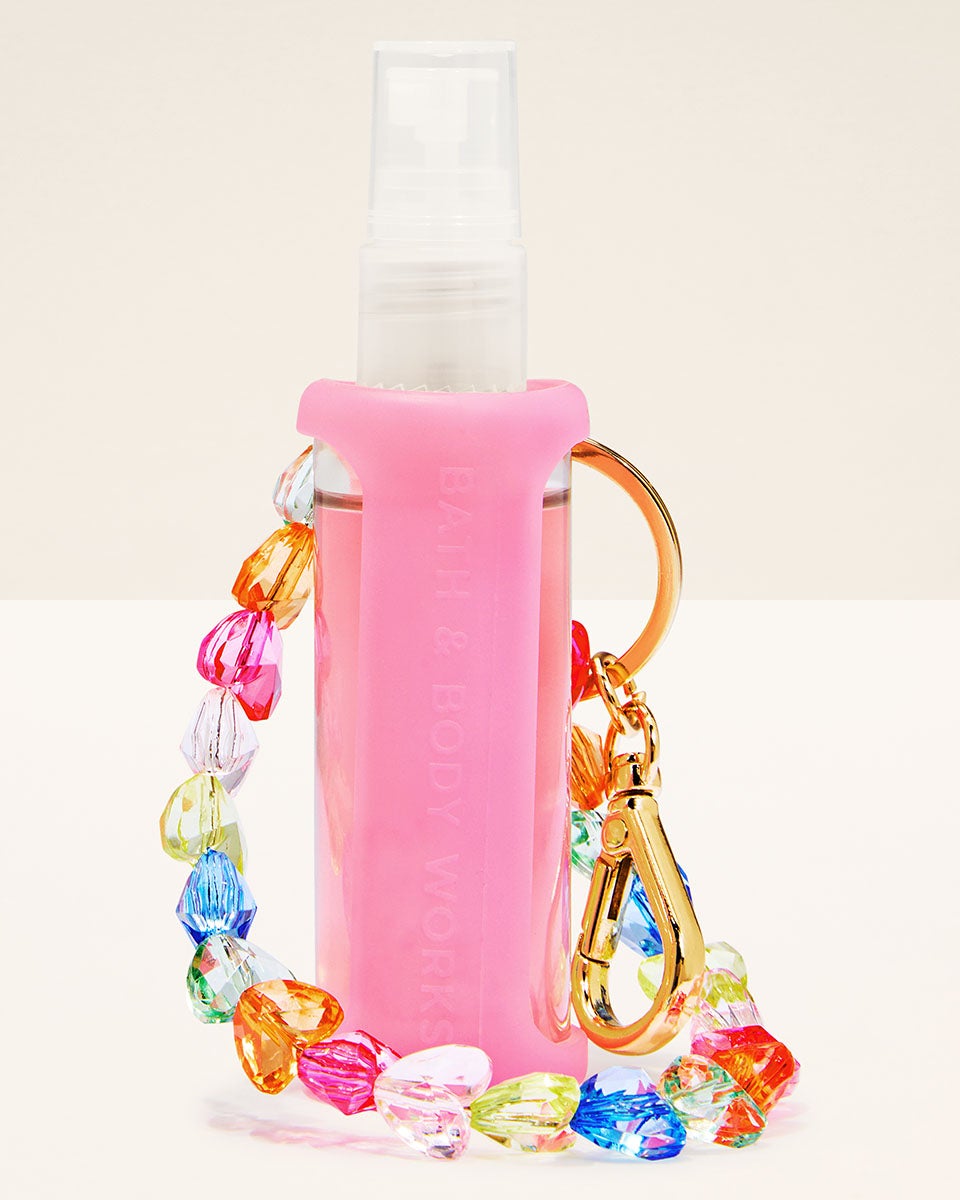Pink Wristlet Hand Sanitizer Spray Holder | Bath & Body Works