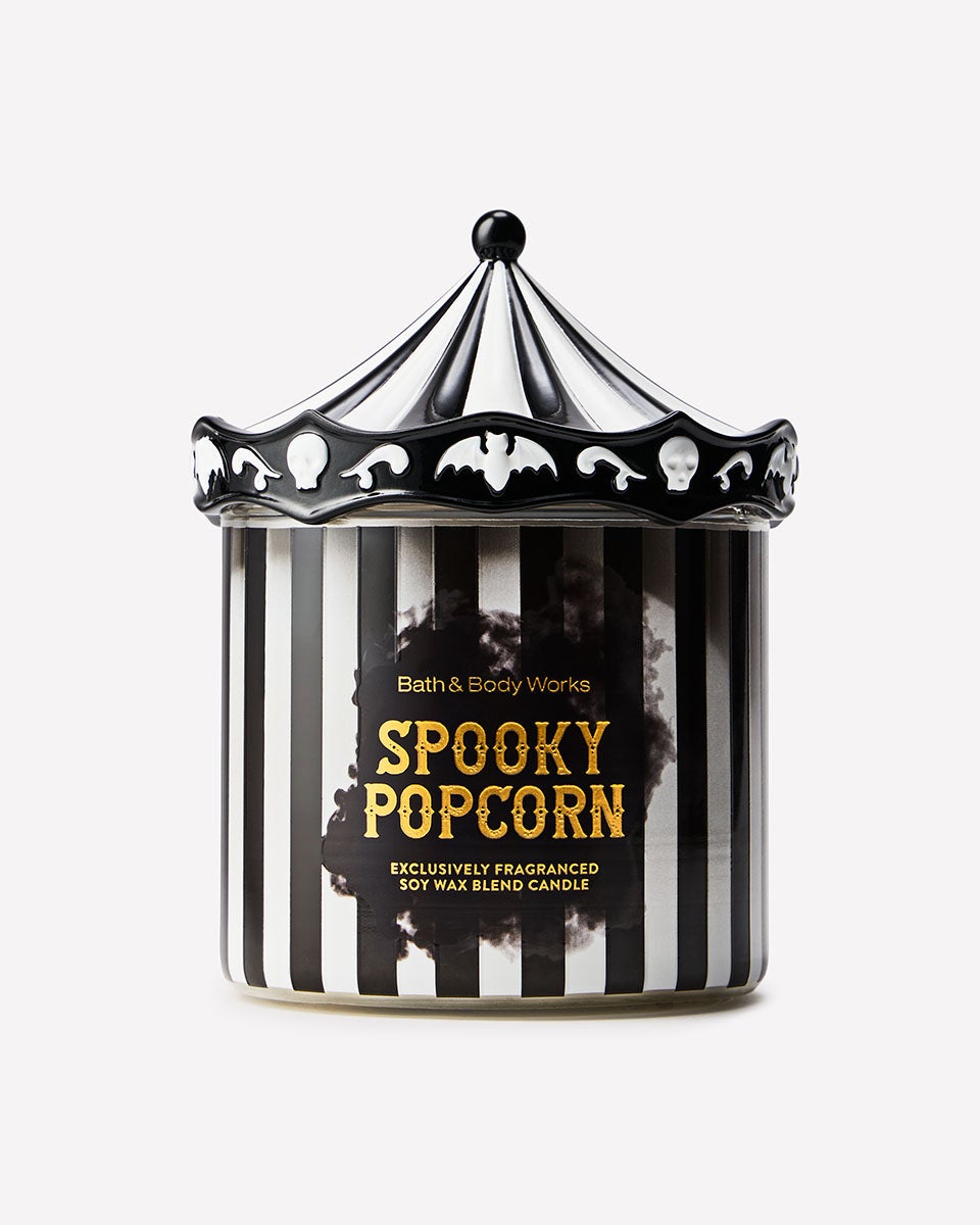 Spooky Popcorn 3-Wick Candle | Bath & Body Works