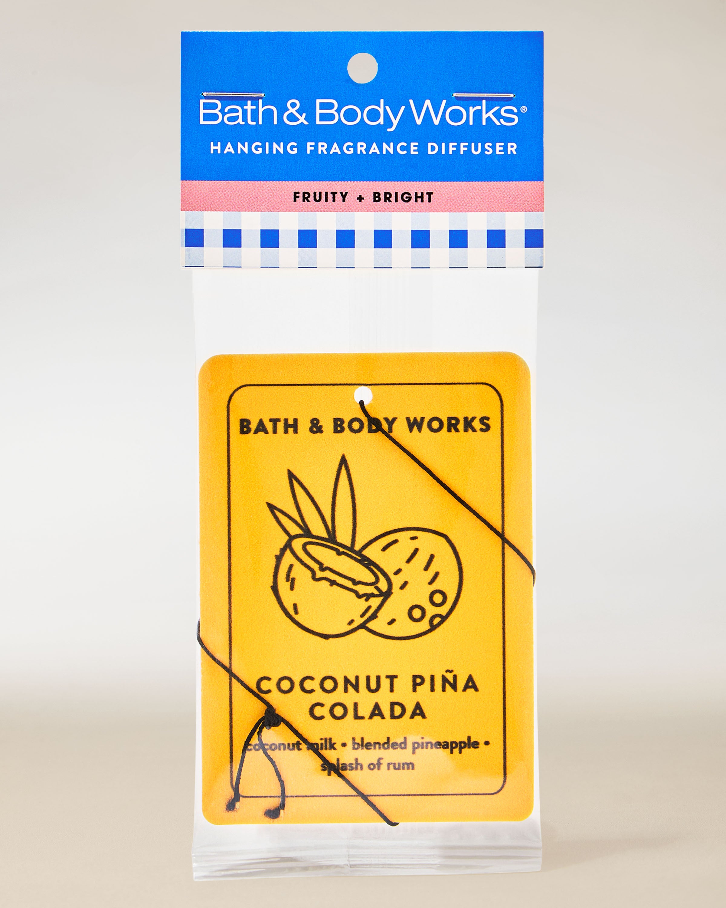 Coconut Pina Colada Hanging Fragrance Diffuser