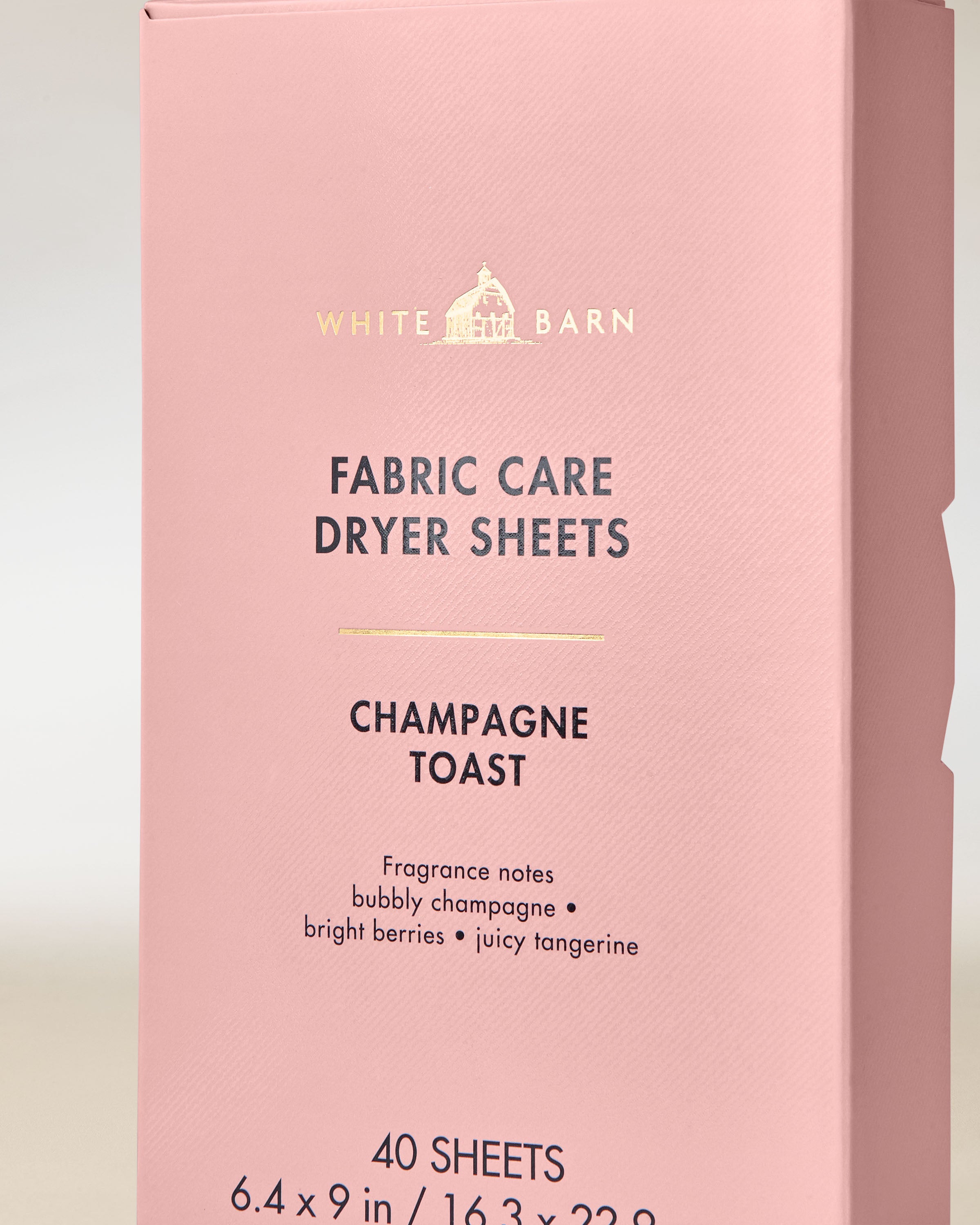 Champagne Toast Dryer Sheets
