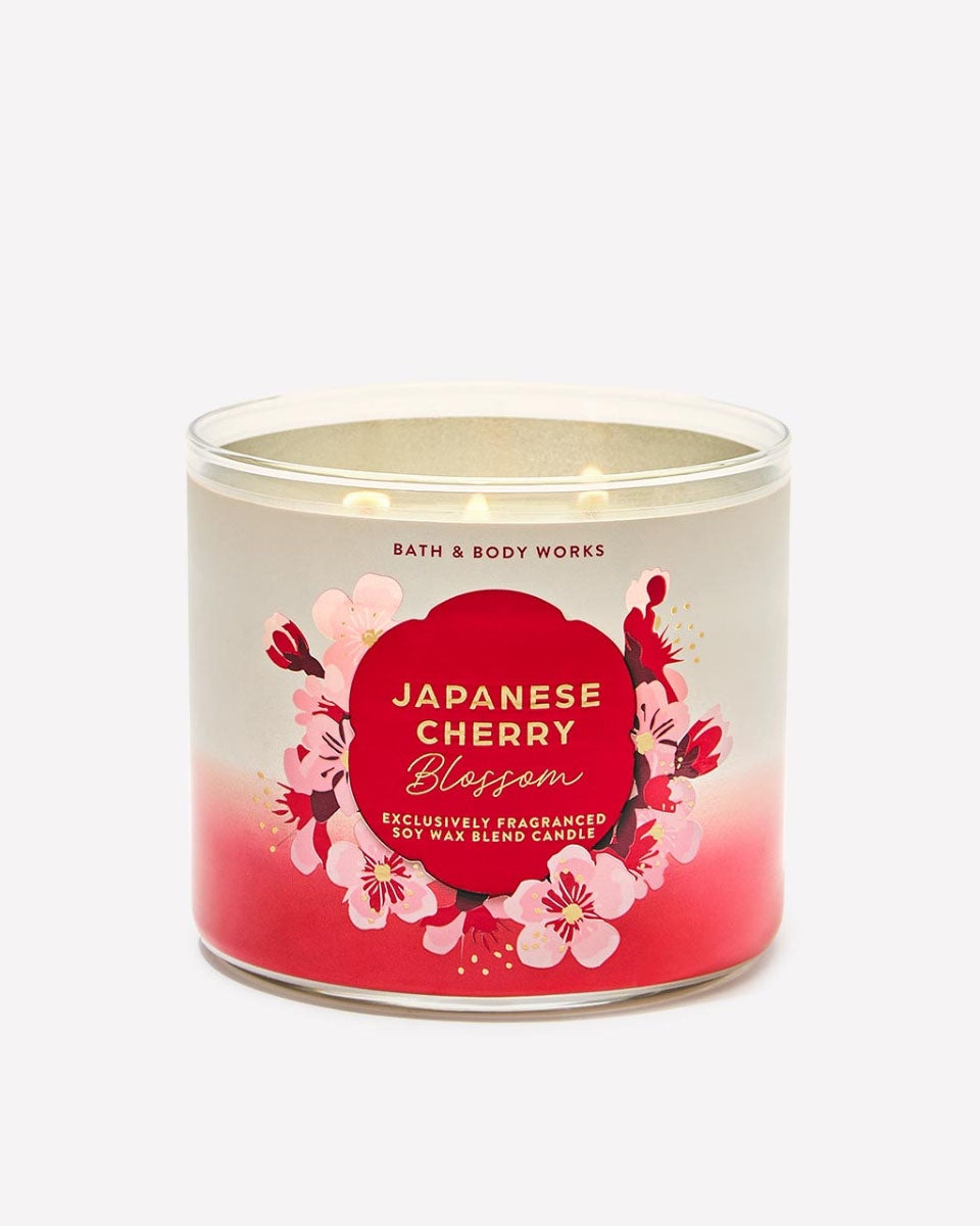 Japanese Cherry Blossom 3-Wick Candle | Bath & Body Works