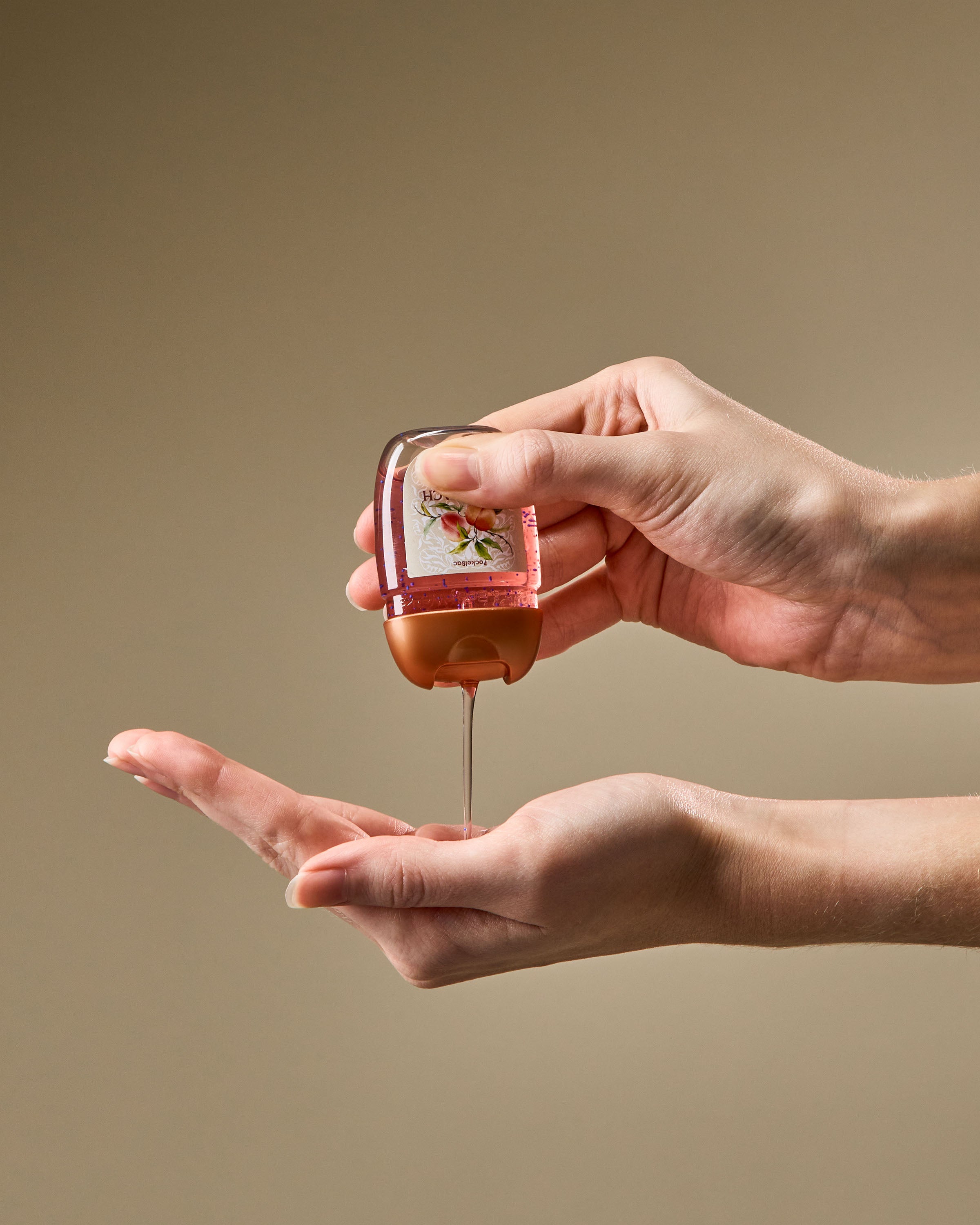 Pink Peach Blossom PocketBac Hand Sanitizer