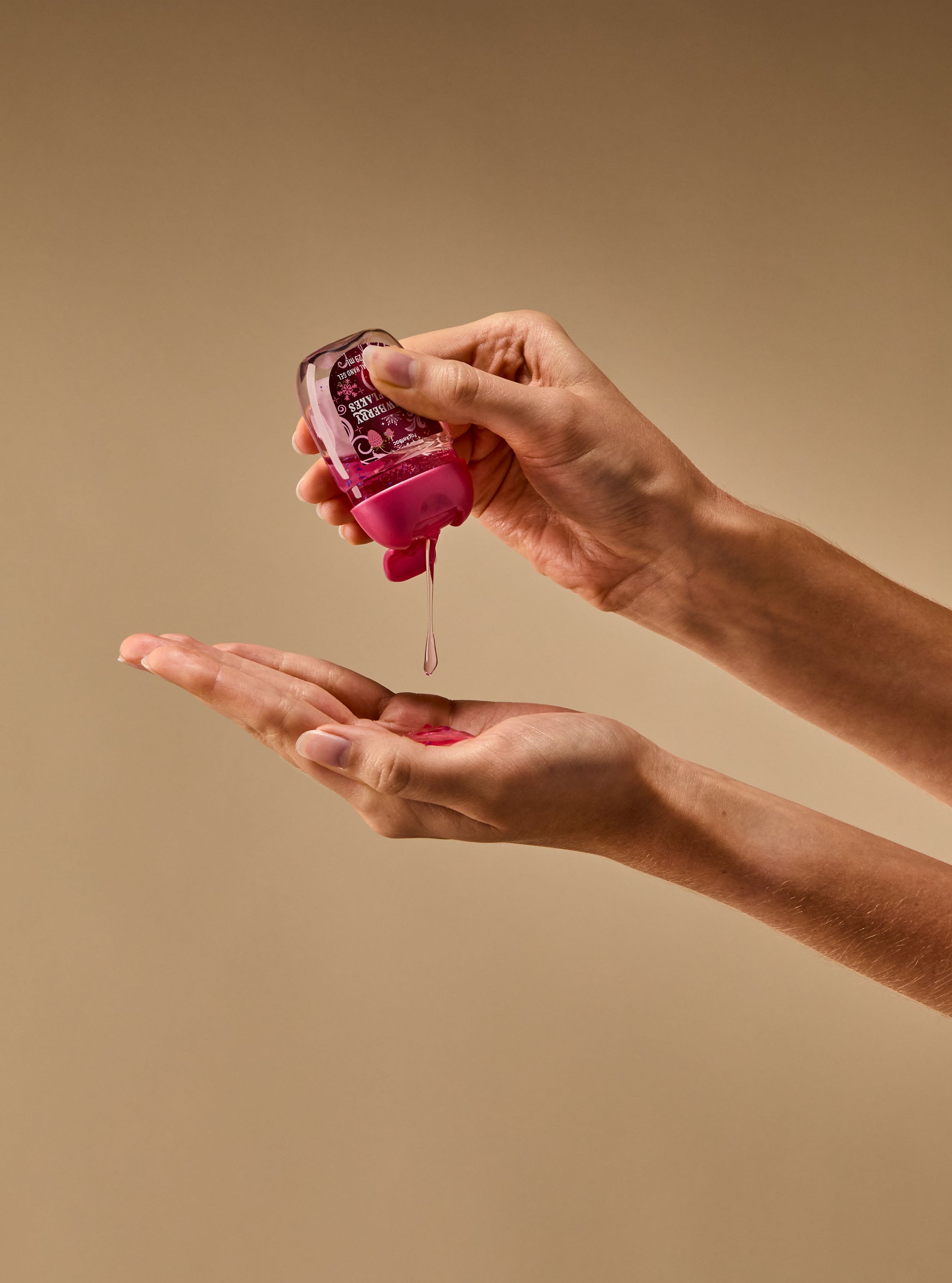 Strawberry Snowflakes PocketBac Hand Sanitizer
