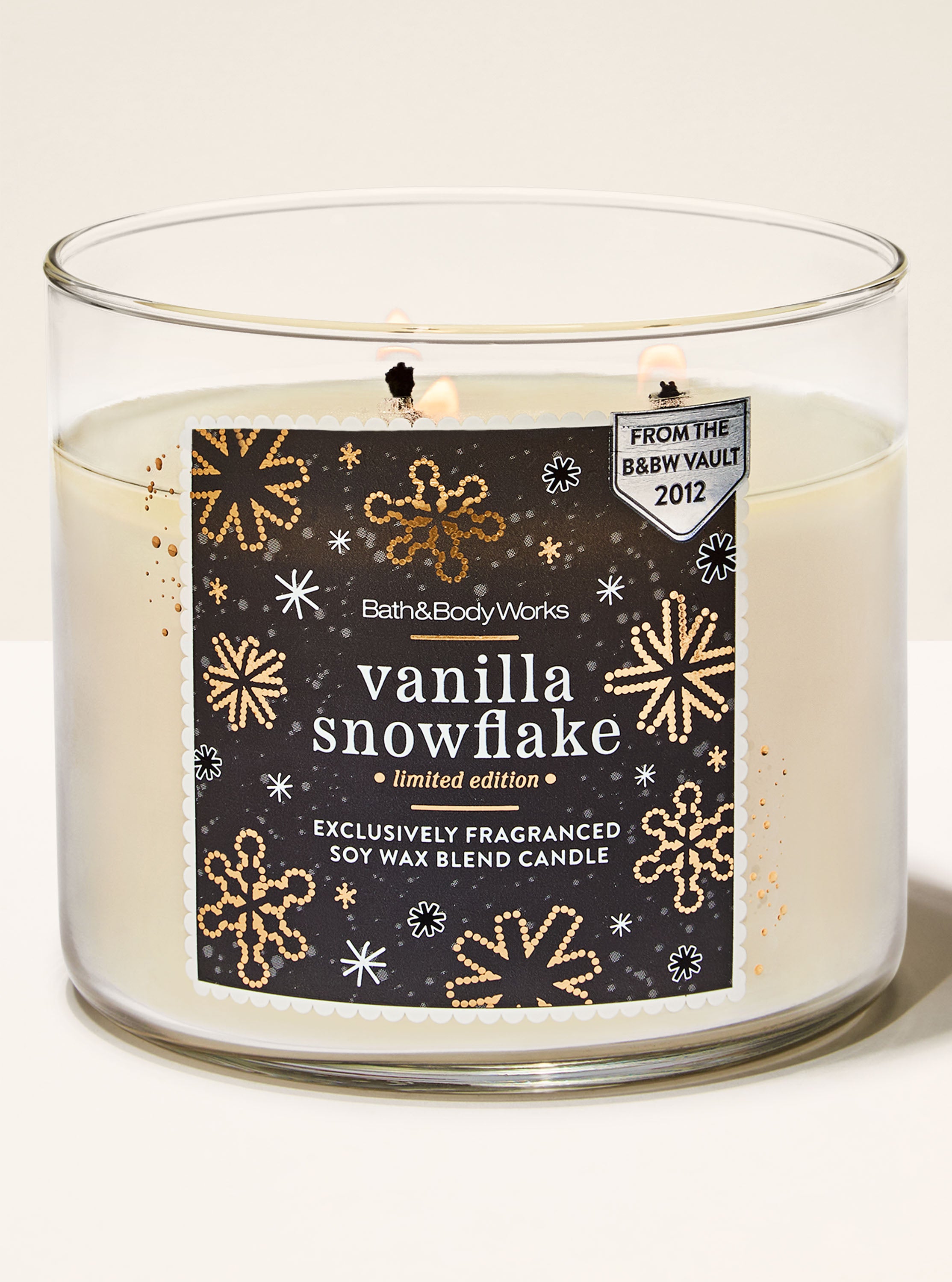 Vanilla Snowflake 3-Wick Candle