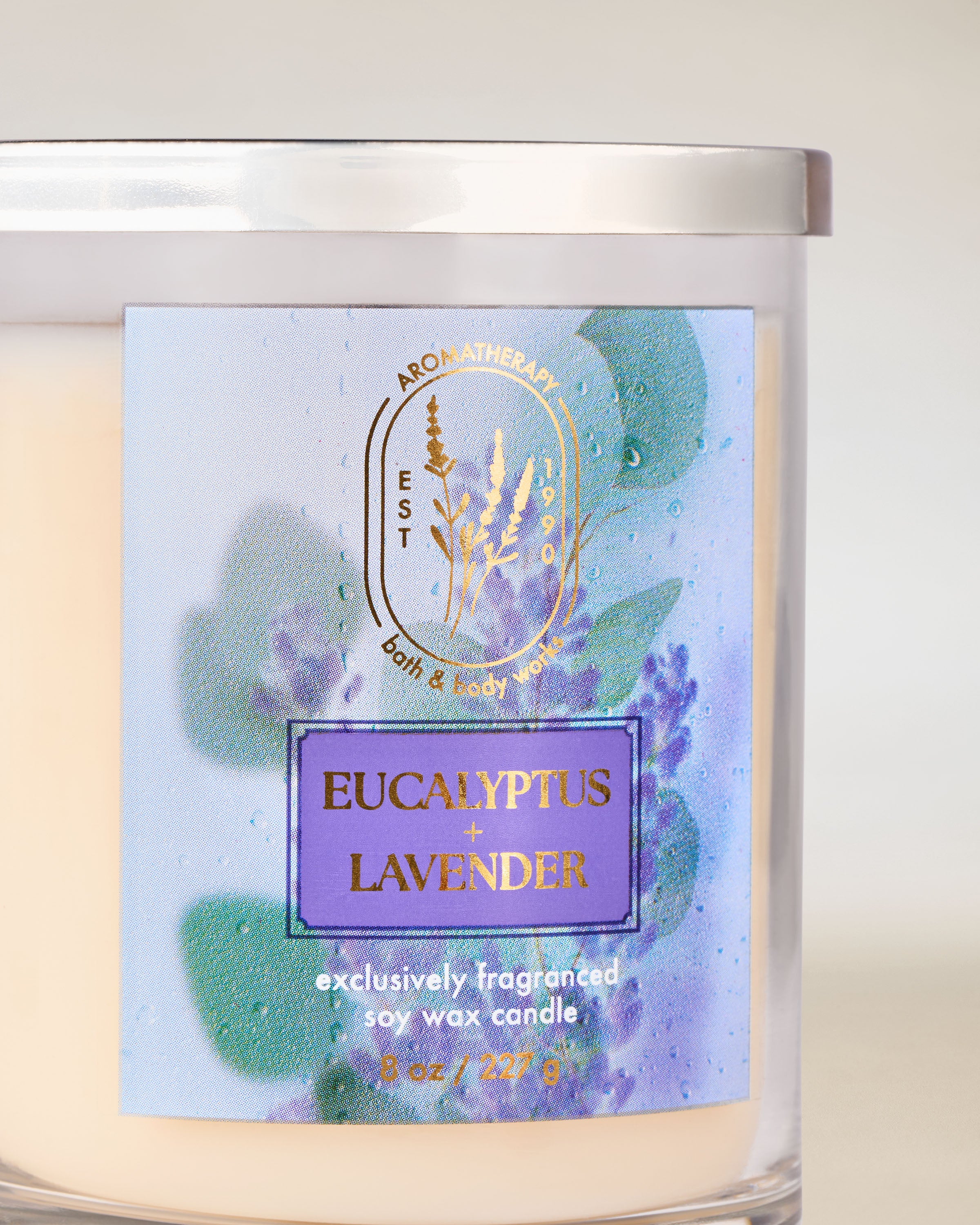 Eucalyptus Lavender Single Wick Candle