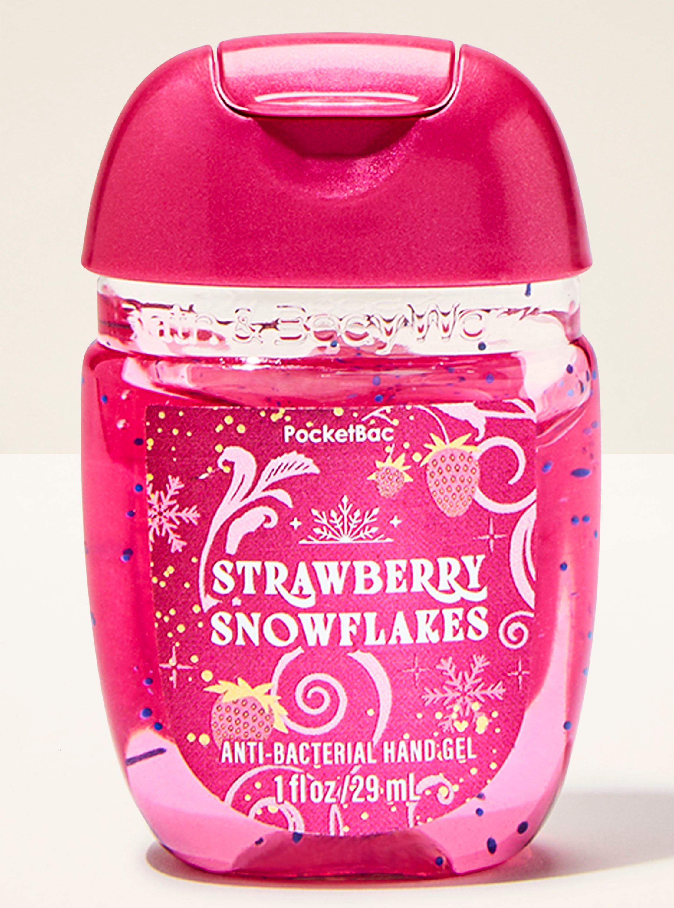 Strawberry Snowflakes PocketBac Hand Sanitizer