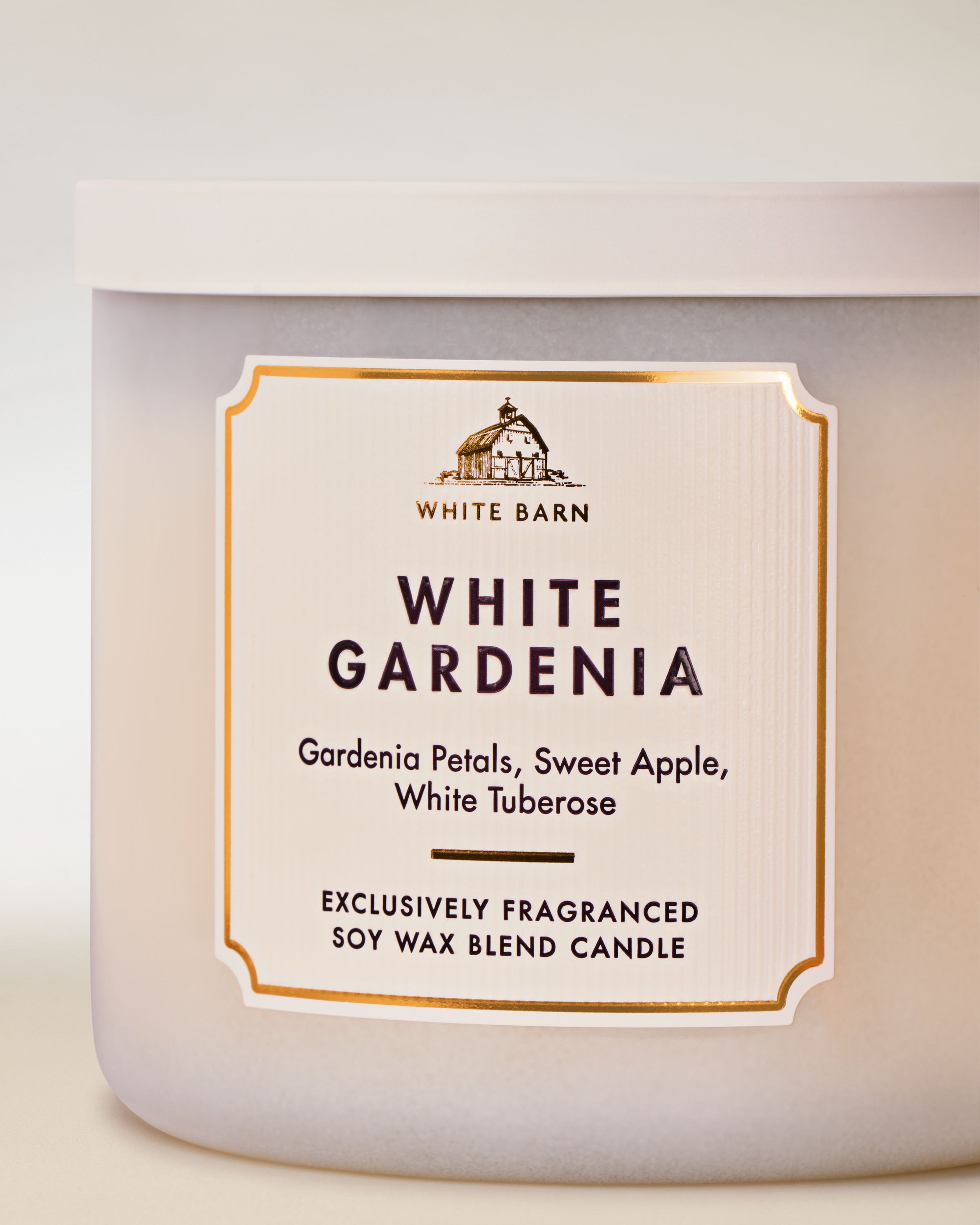 White Gardenia 3-Wick Candle