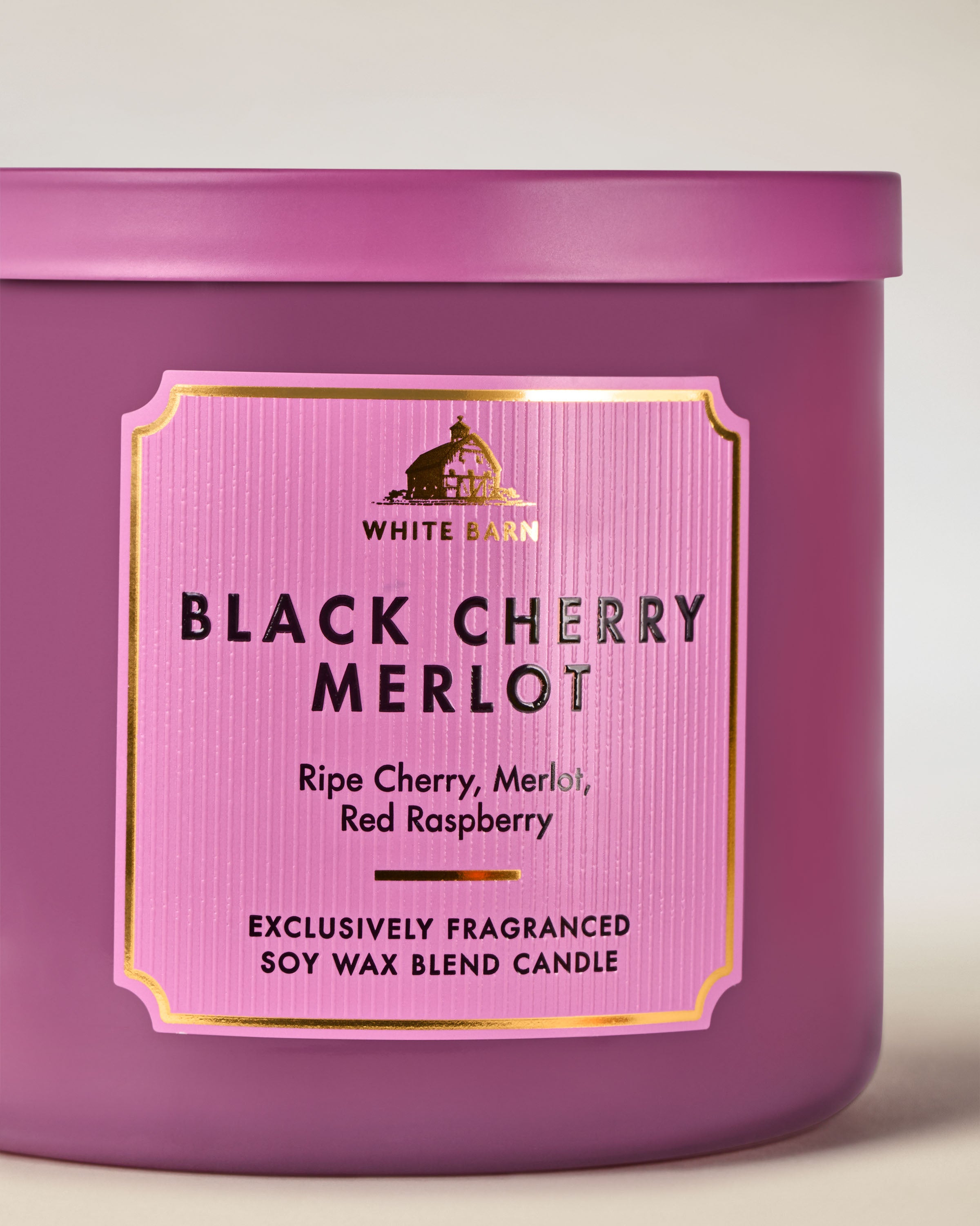 Black Cherry Merlot 3-Wick Candle