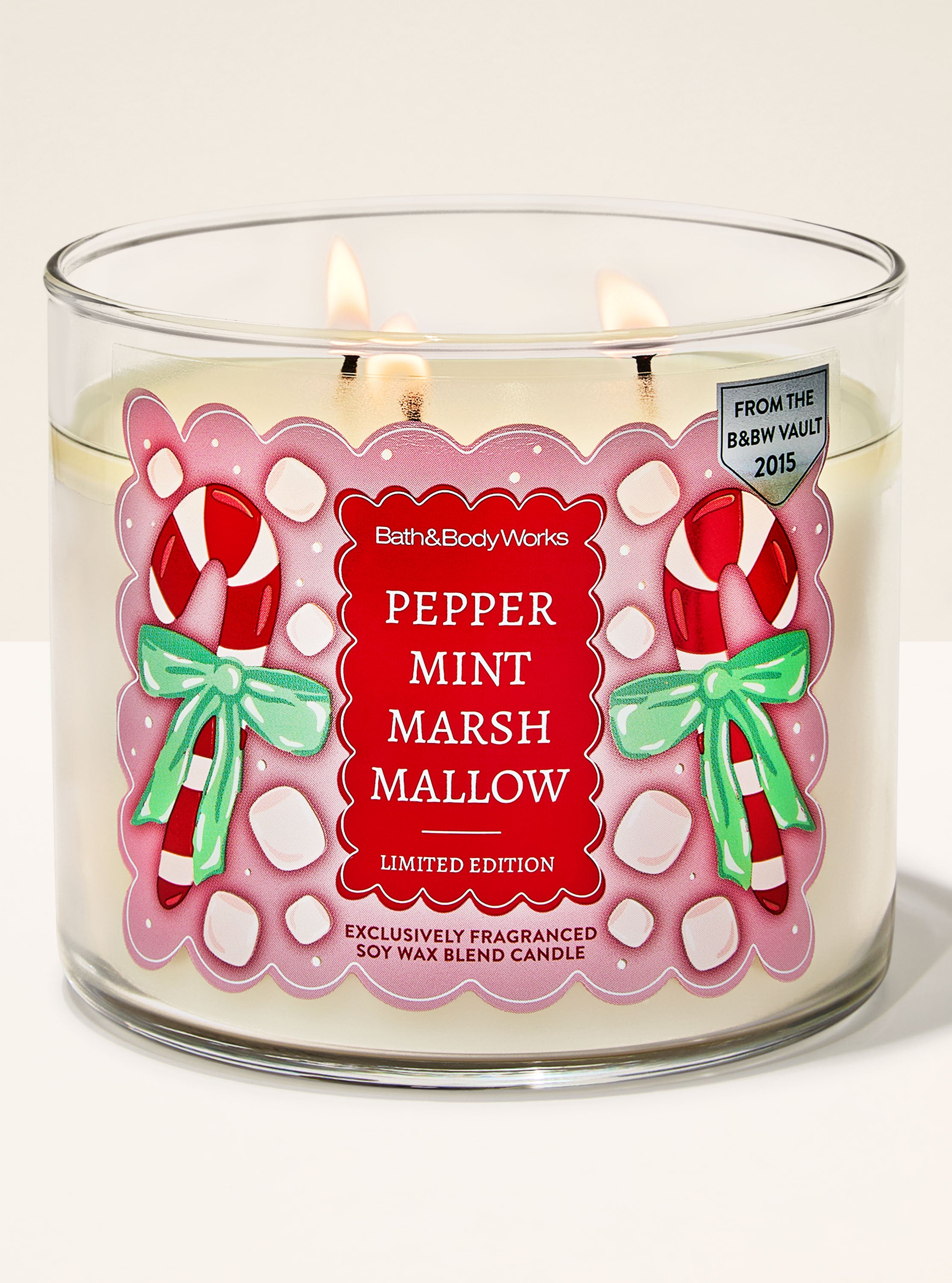 Peppermint Marshmallow 3-Wick Candle