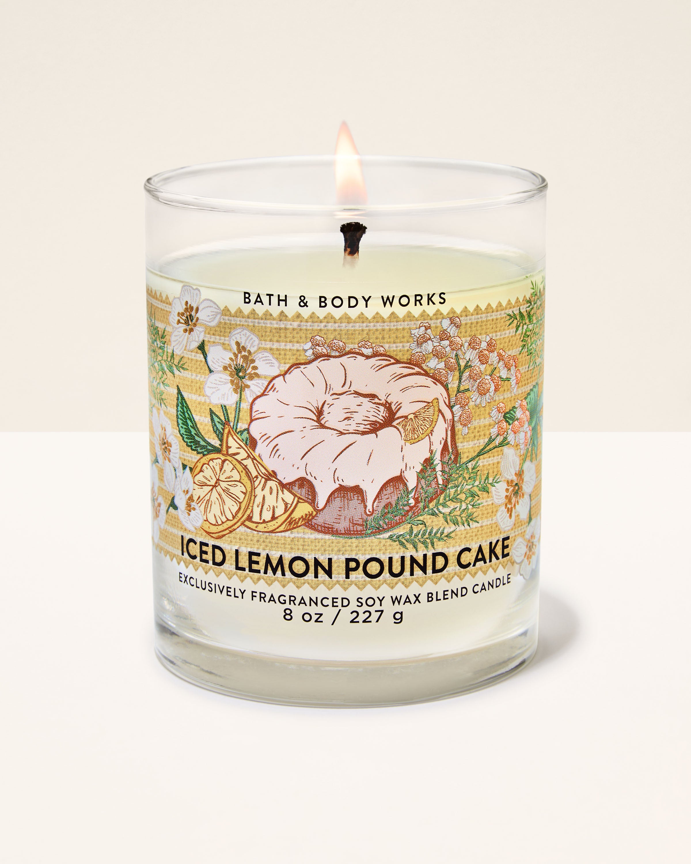 Iced Lemon Pound Cake Single Wick Candle