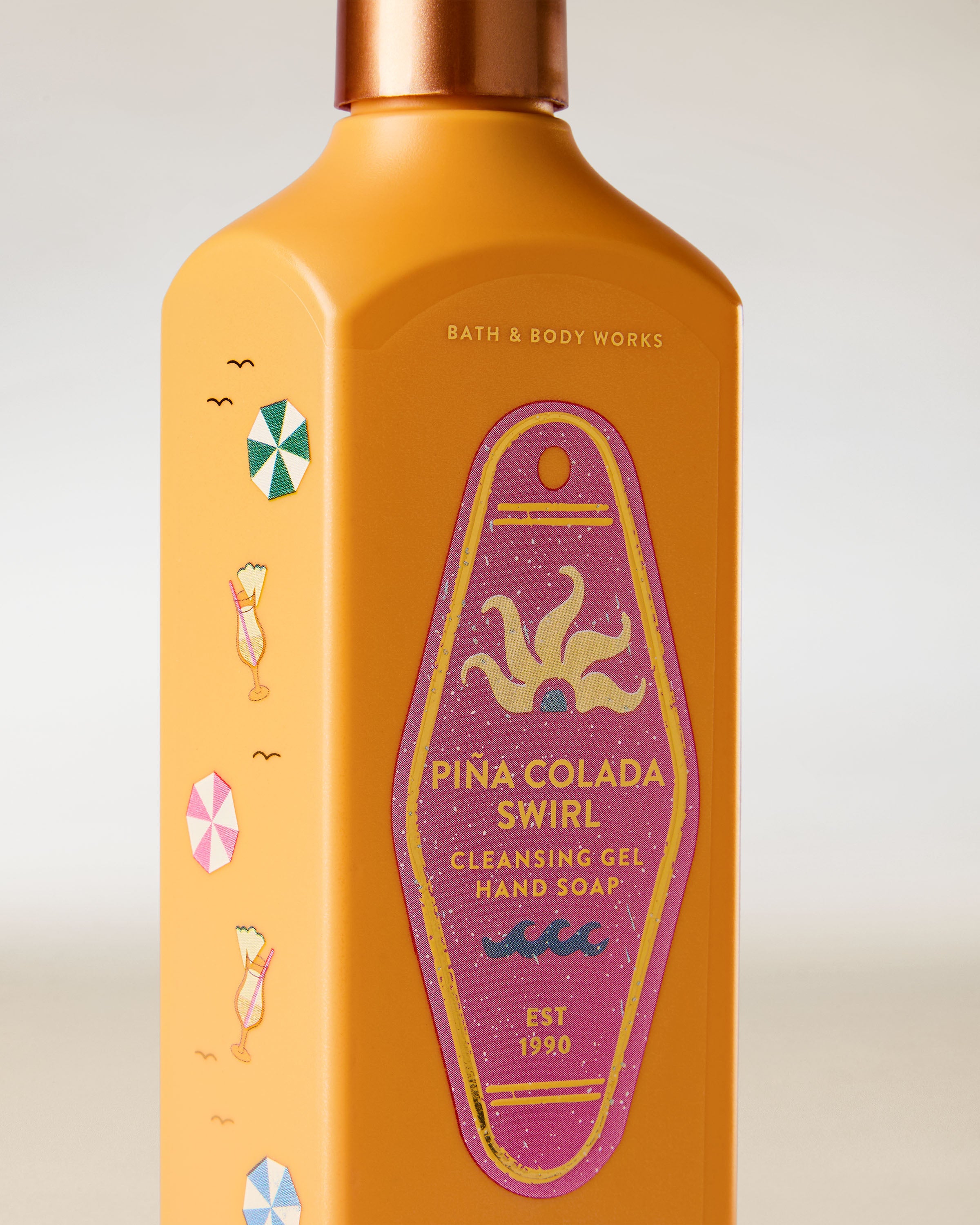 Piña Colada Swirl Cleansing Gel Hand Soap