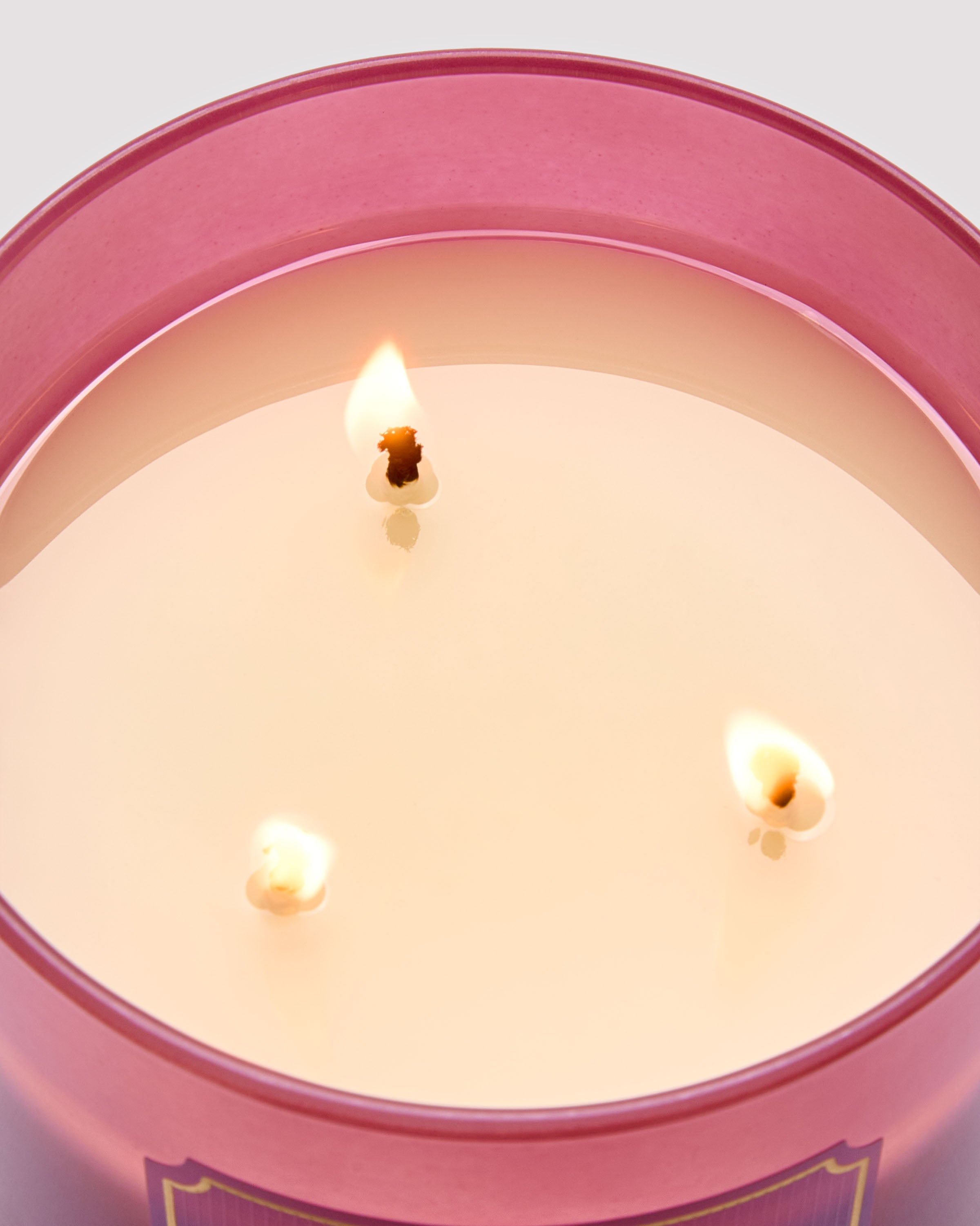 Pink Lilac & Vanilla 3-Wick Candle
