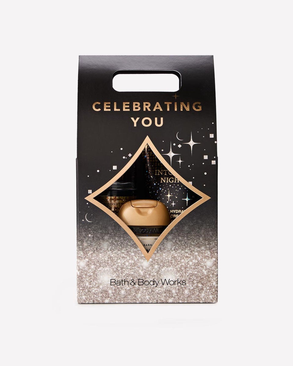 Bath Aid 入浴剤 2袋とラフドット2個のセット　新品、未使用 Into the Night Gift Set | Bath & Body Works