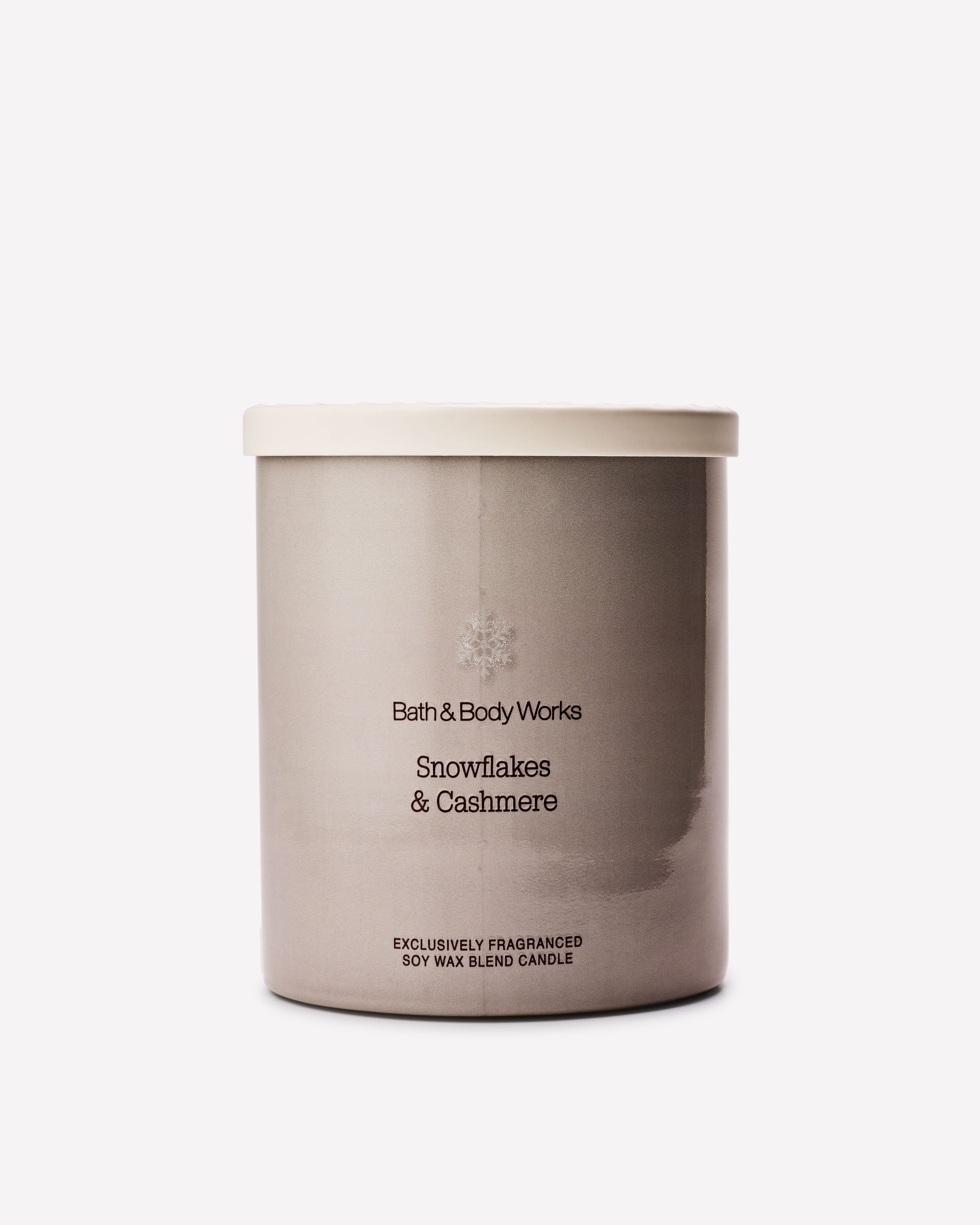 Snowflakes & Cashmere Single Wick Candle