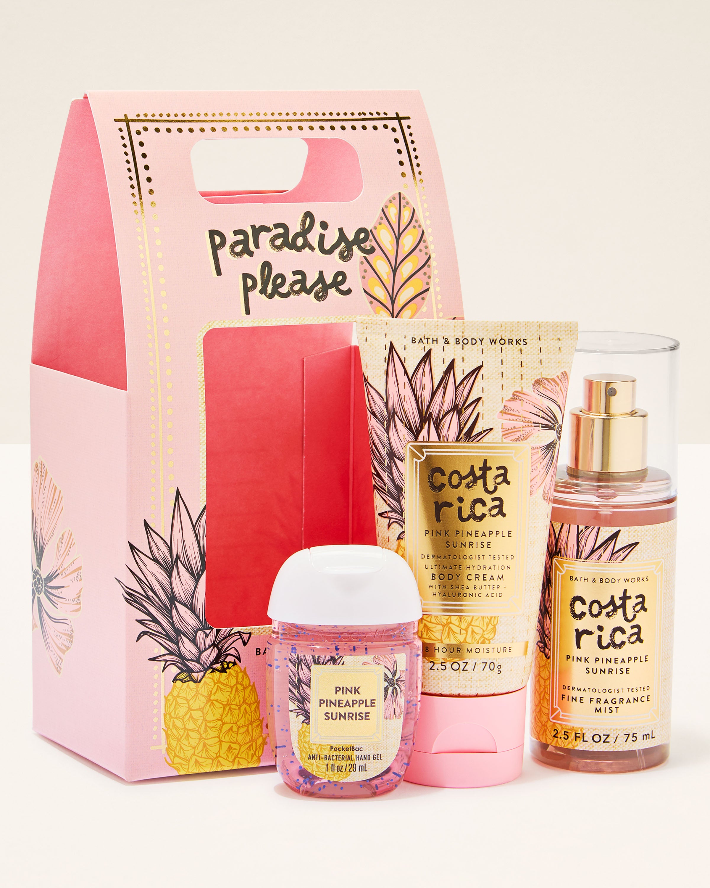 Pink Pineapple Sunrise Mini Gift Set