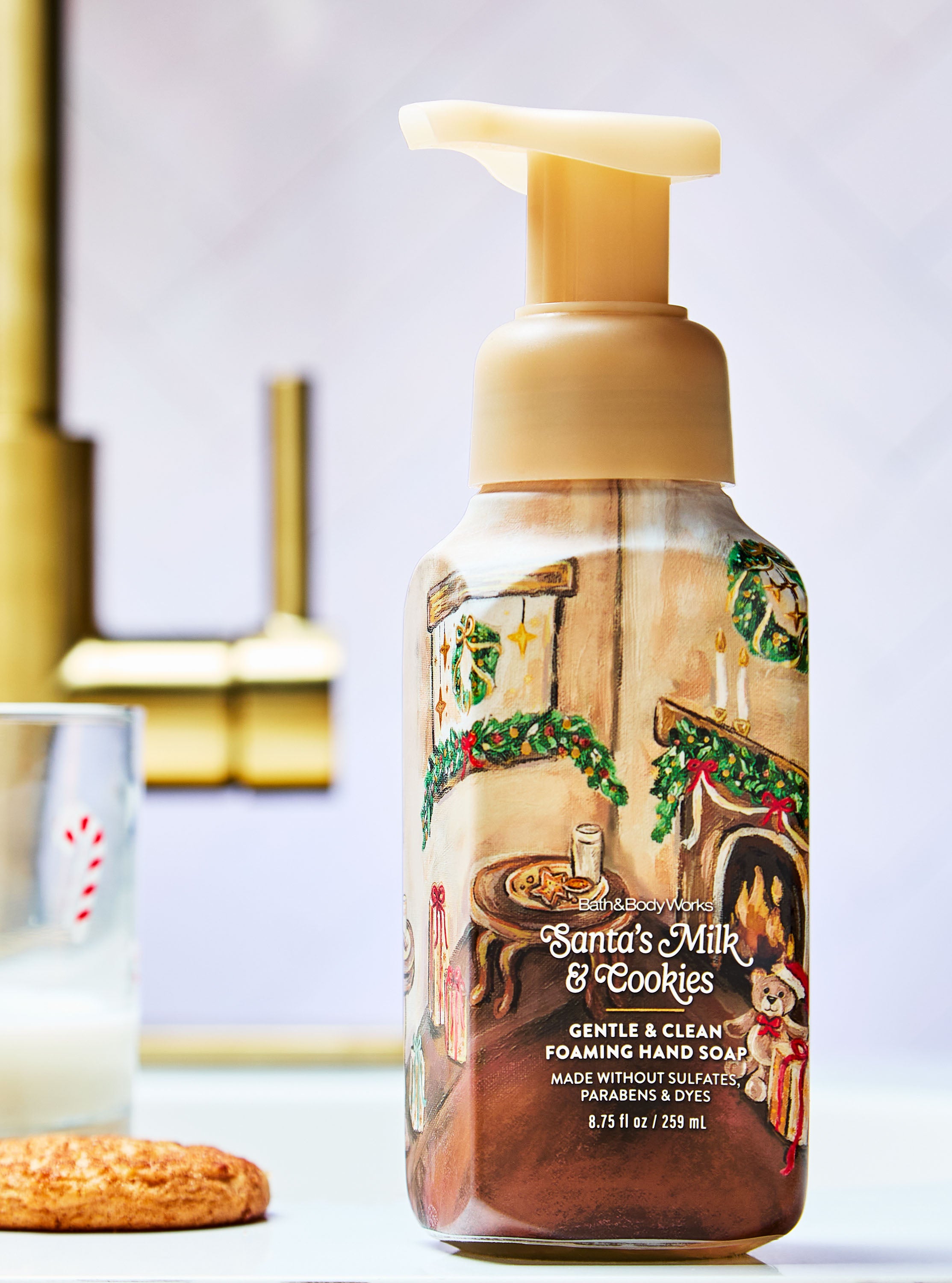 Santa's Milk & Cookies Gentle & Clean Foaming Hand Soap