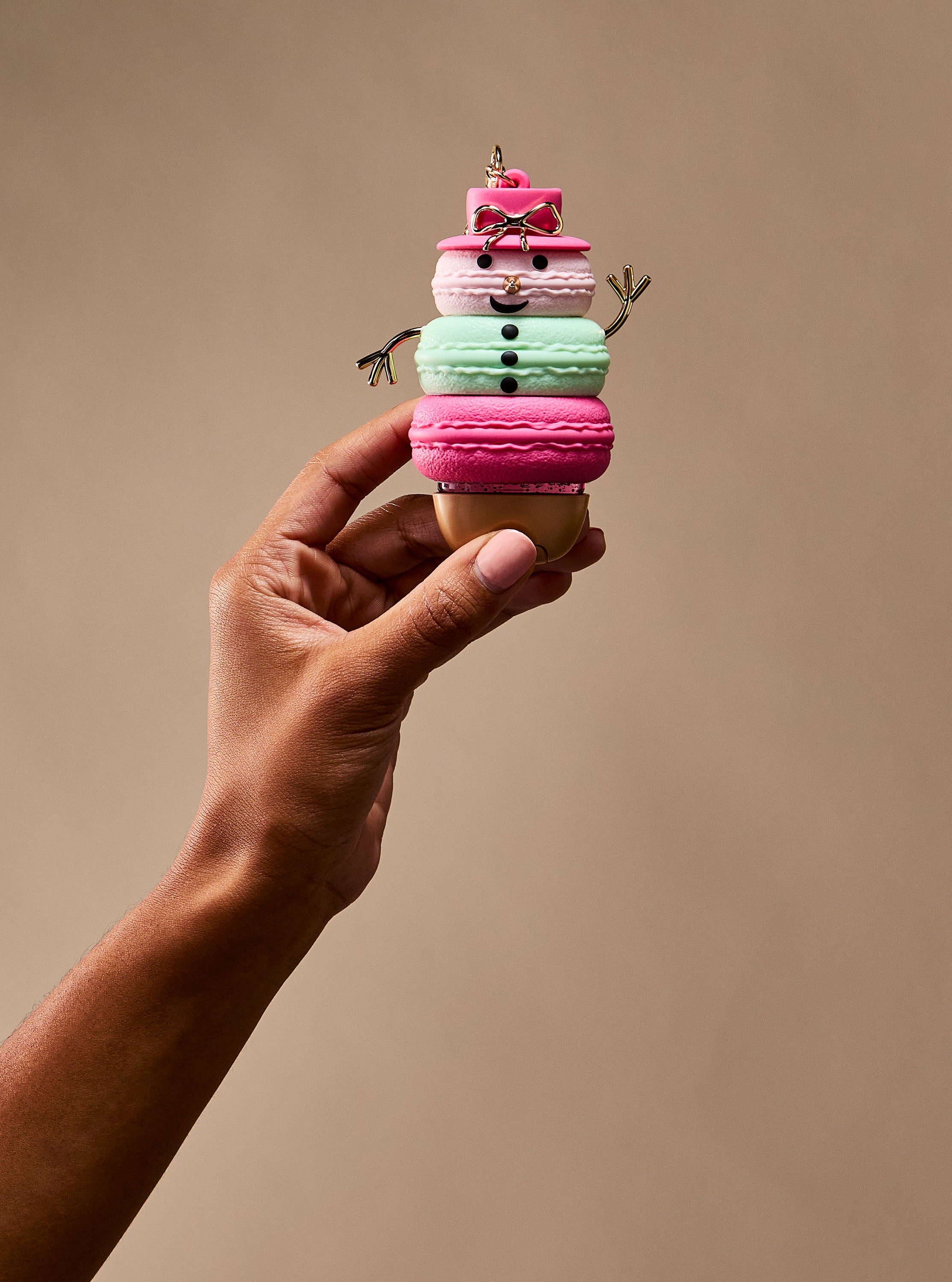 Macaron Snowman PocketBac Holder