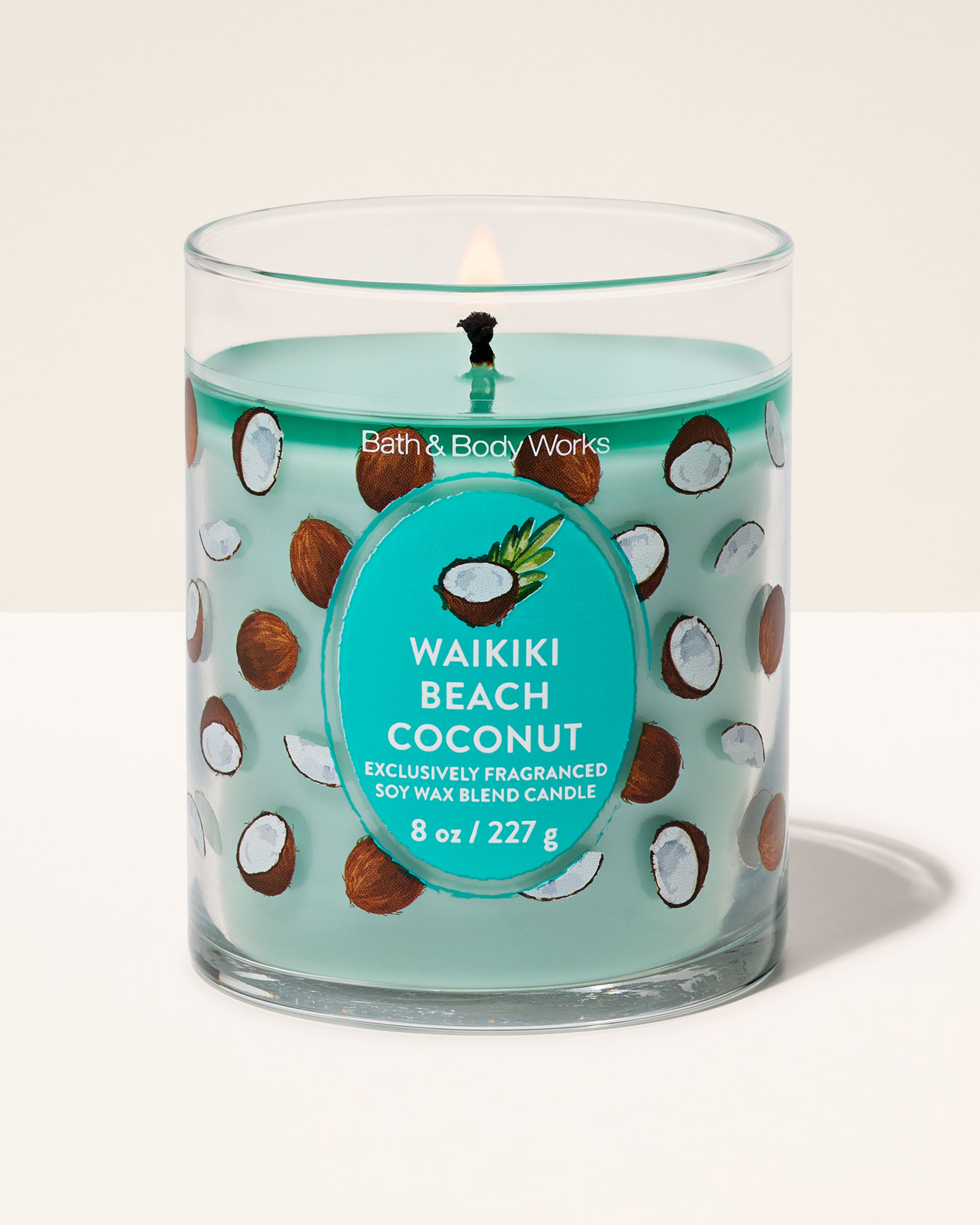 Waikiki Beach Coconut Single Wick Candle