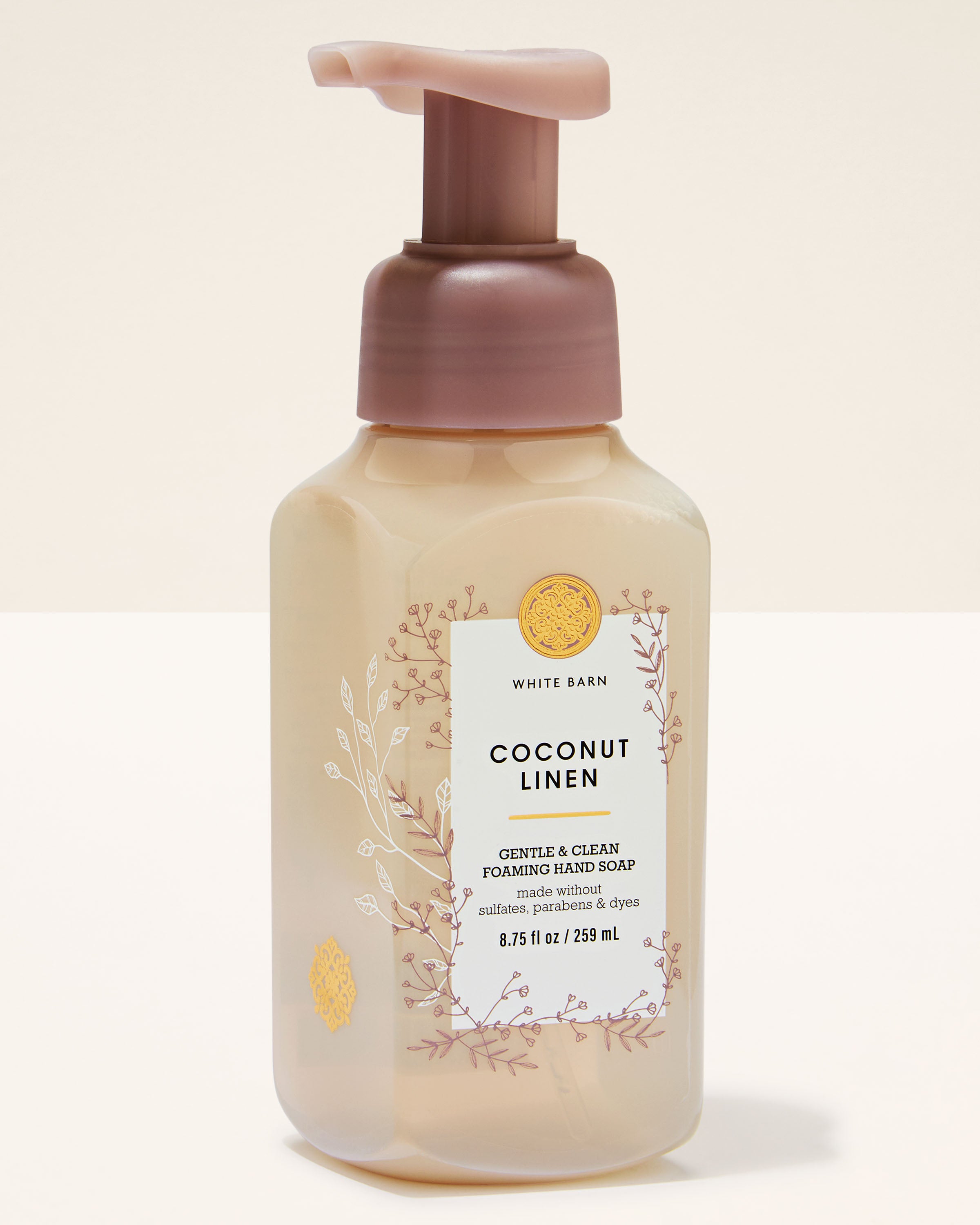 Coconut Linen Gentle & Clean Foaming Hand Soap