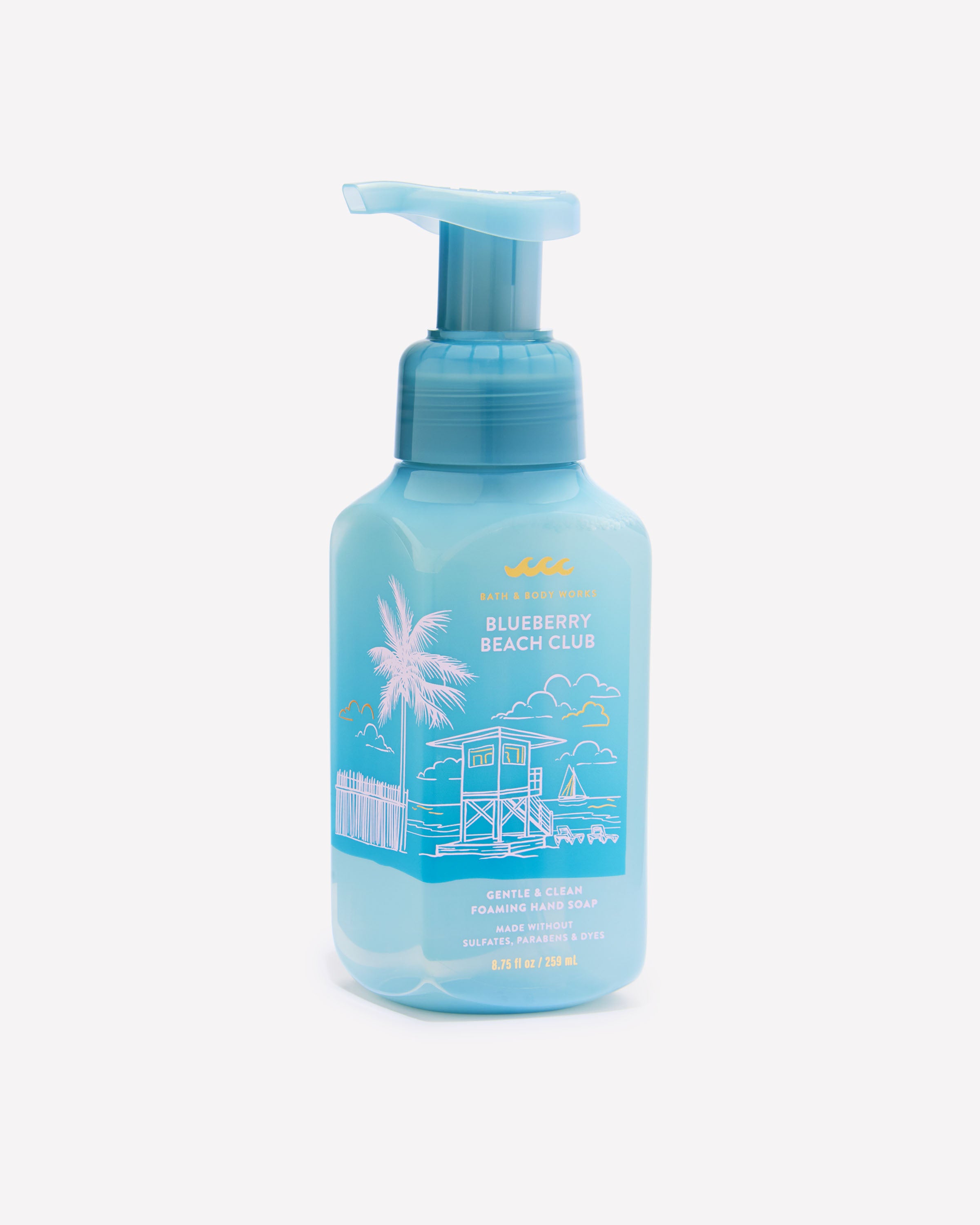 Blueberry Beach Club Gentle & Clean Foaming Hand Soap