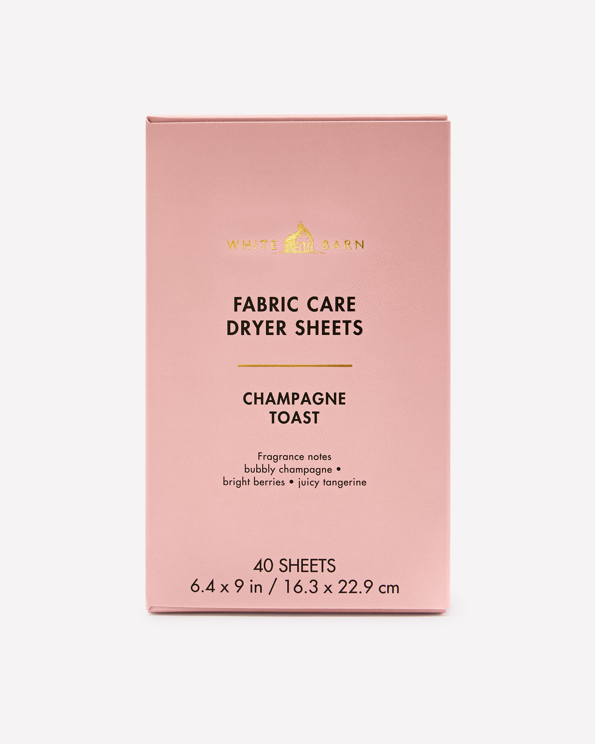 Champagne Toast Dryer Sheets