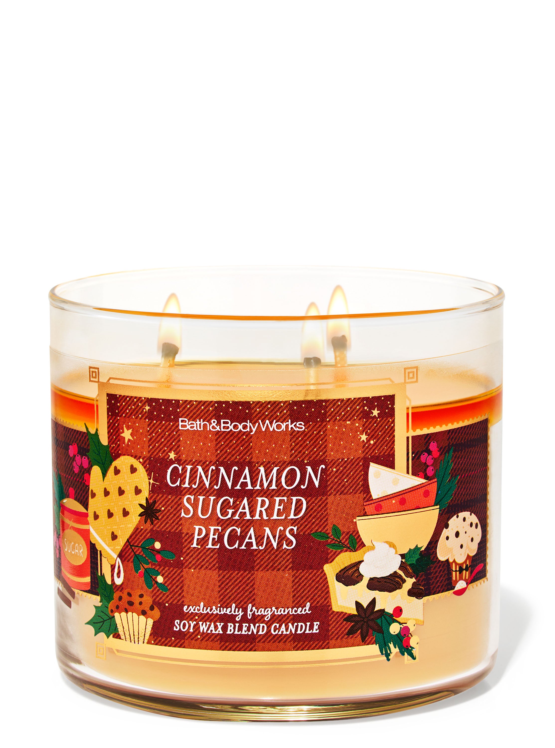 Cinnamon Sugared Pecans 3-Wick Candle