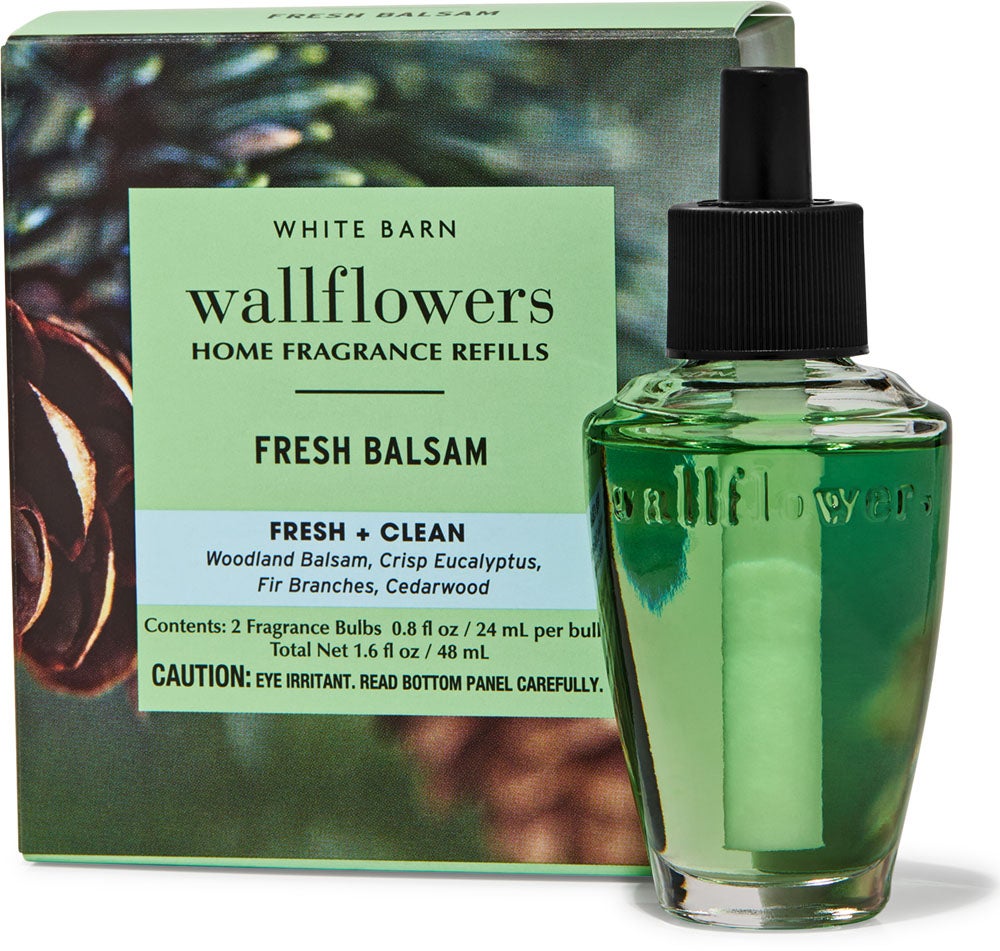 Fresh Balsam Wallflowers Refills 2-Pack