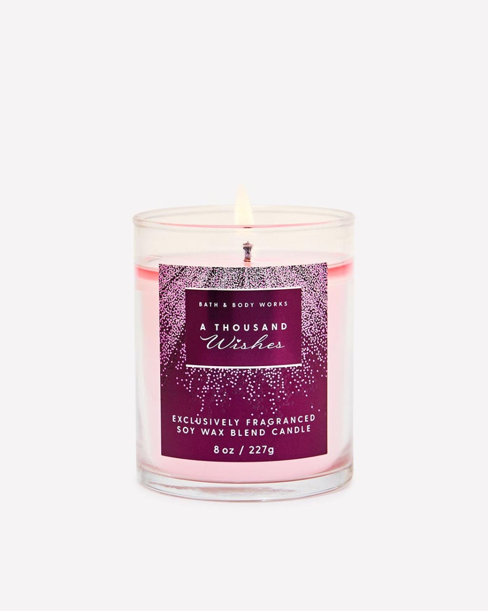 A Thousand Wishes Single Wick Candle | Bath & Body Works