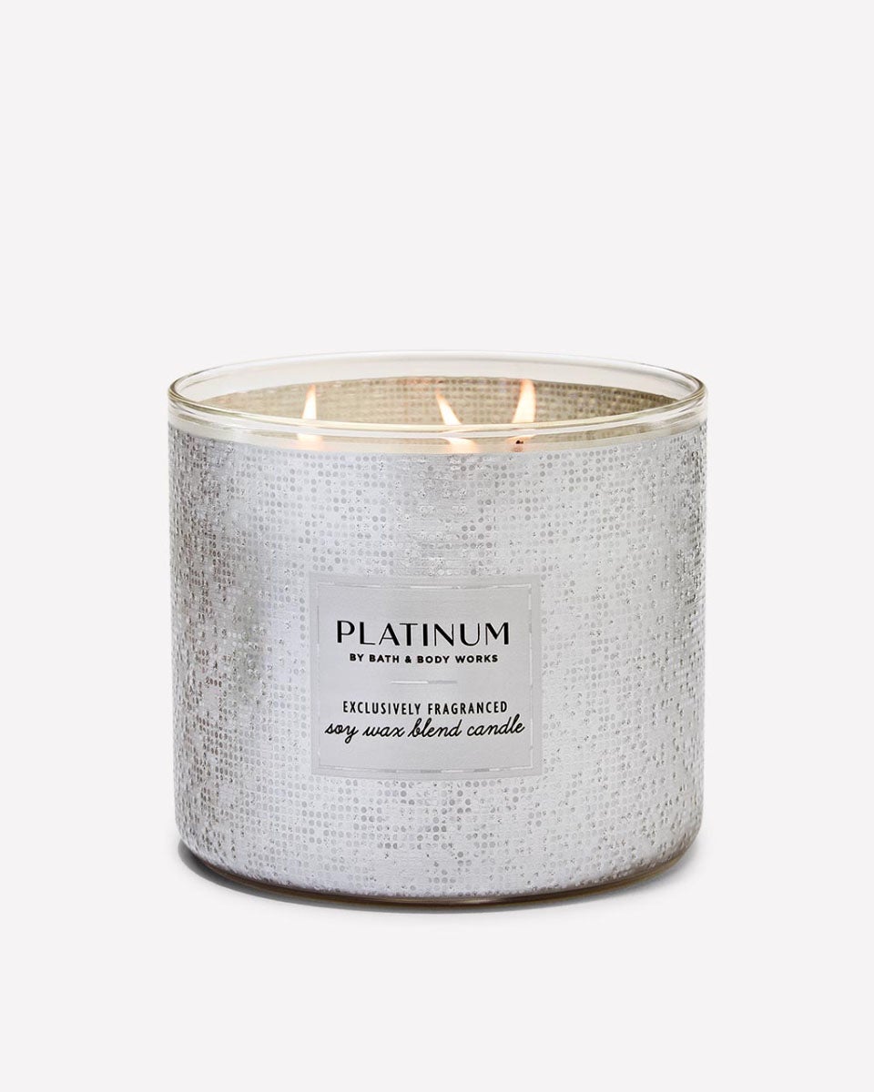 Platinum 3-Wick Candle | Bath & Body Works